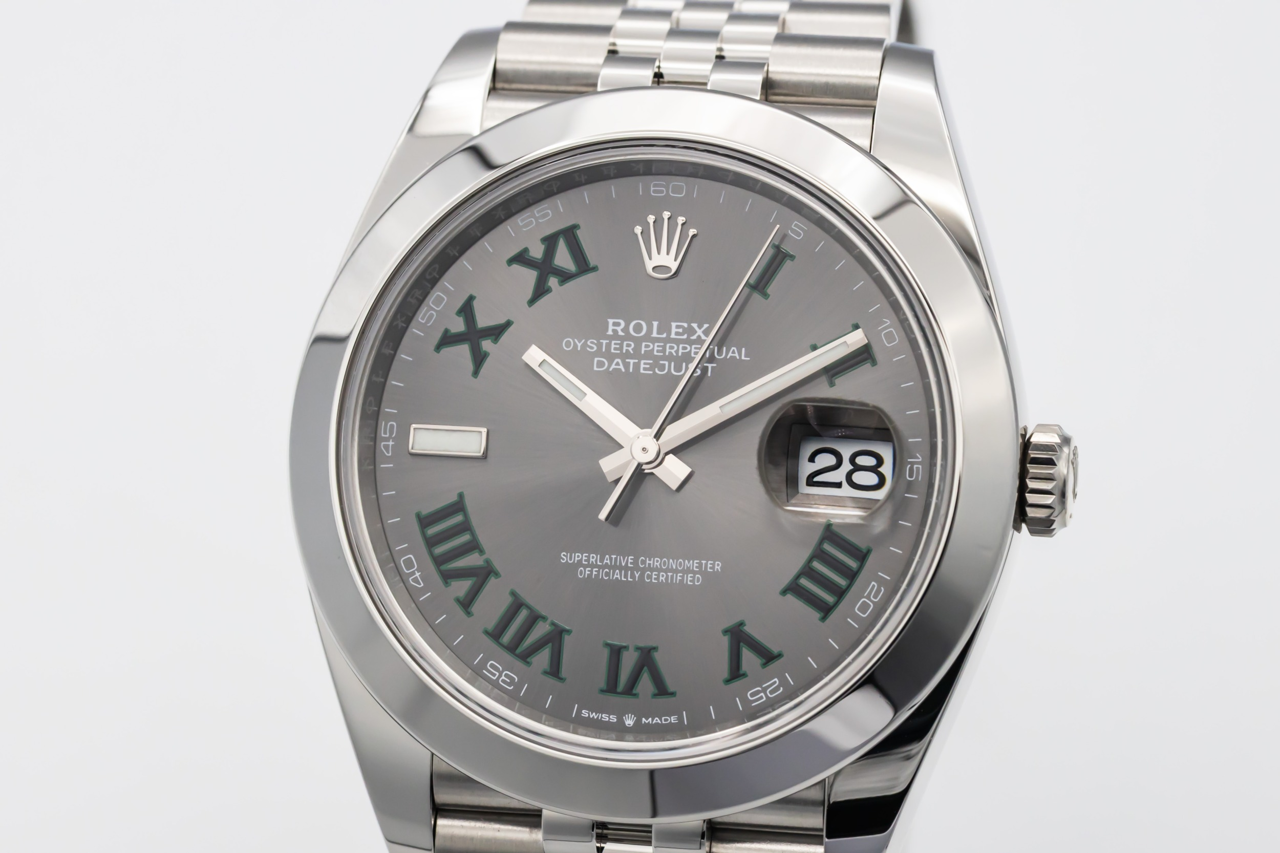 Rolex DateJust 41mm 'Wimbledon' Stainless Steel Jubilee 126300 2023