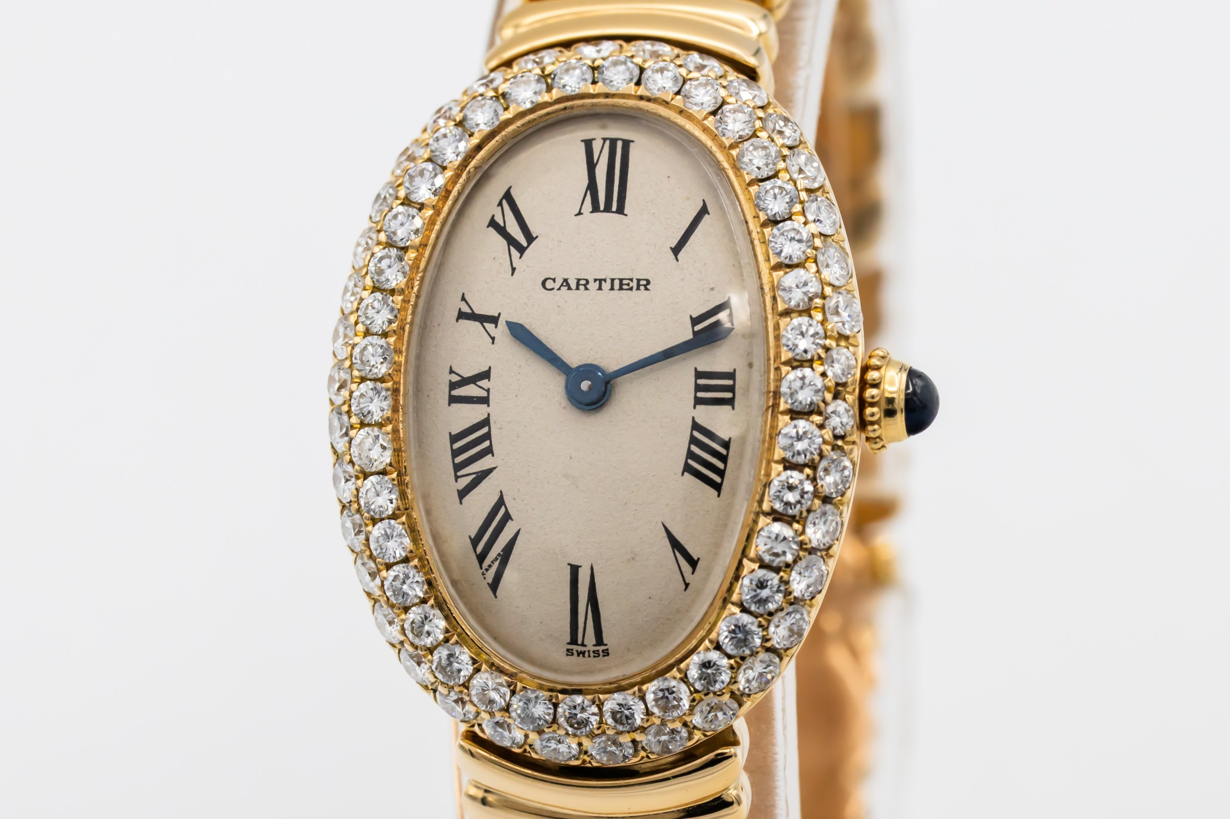 Cartier Baignoire 23mm 18ct Yellow Gold WB5096D8 Circa 2000s