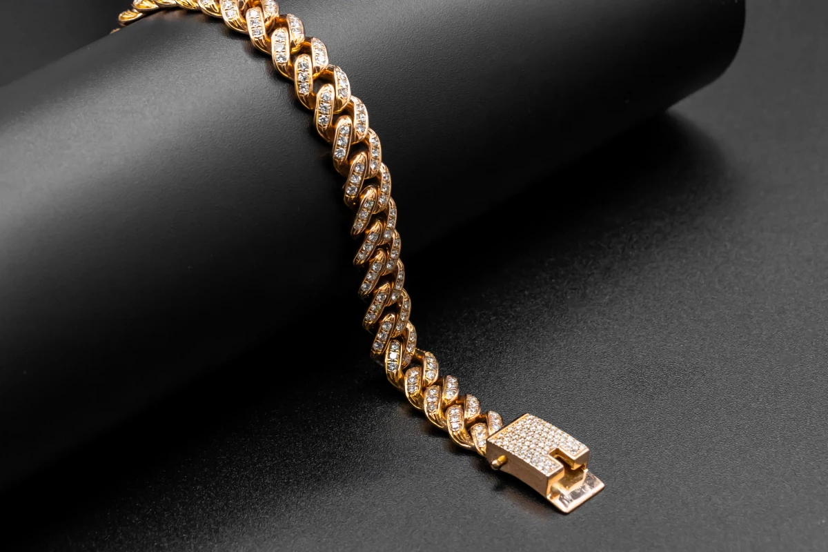 Goldsmiths 9ct White Gold Hollow Rope Bracelet 5.26.2211