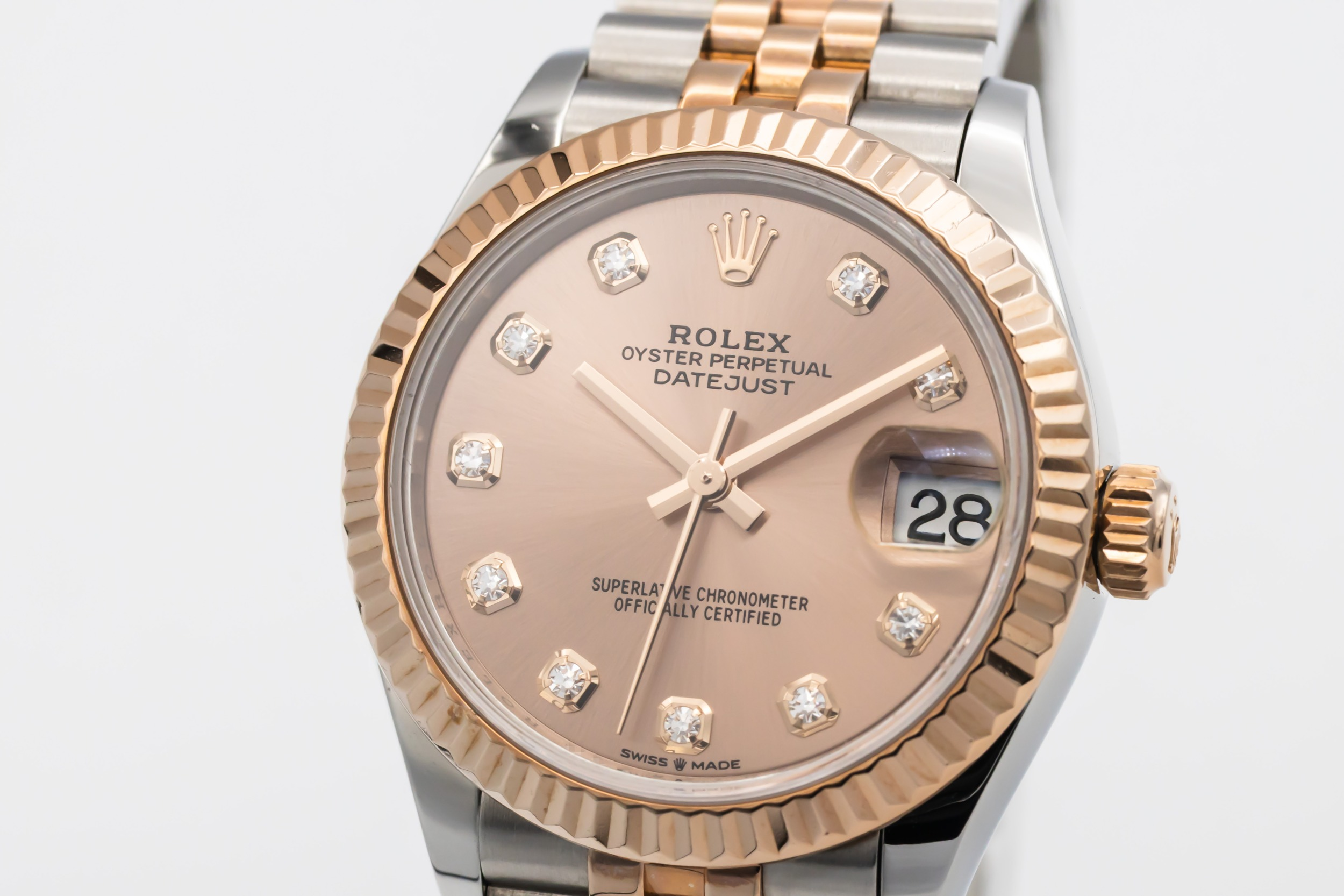 Rolex DateJust 31mm Steel & 18ct Rose Jubilee 278271 2019