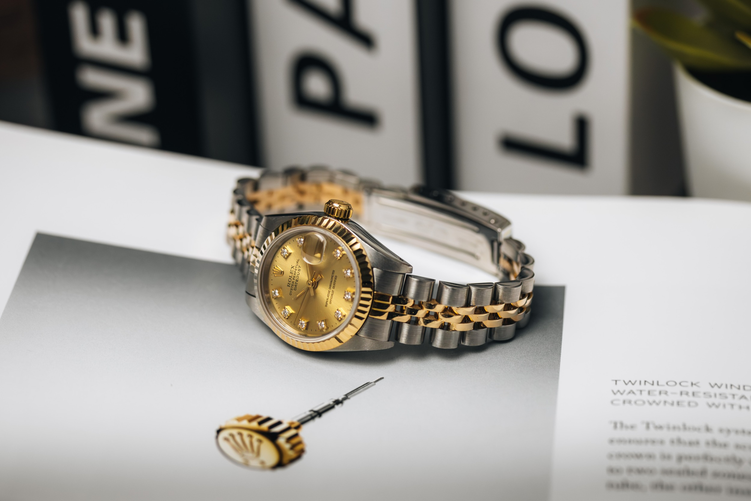 Rolex Lady DateJust 26mm Steel & 18ct Yellow Gold Jubilee 69173 1992