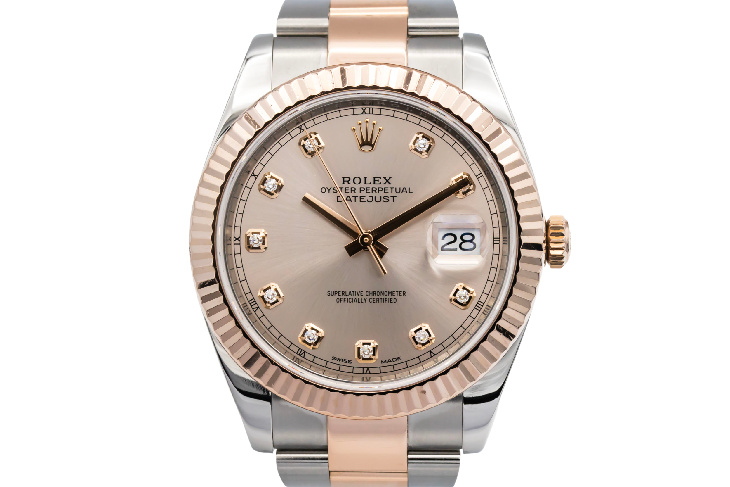Rolex DateJust 41mm Steel & 18ct Rose Gold Oyster 126331 2018