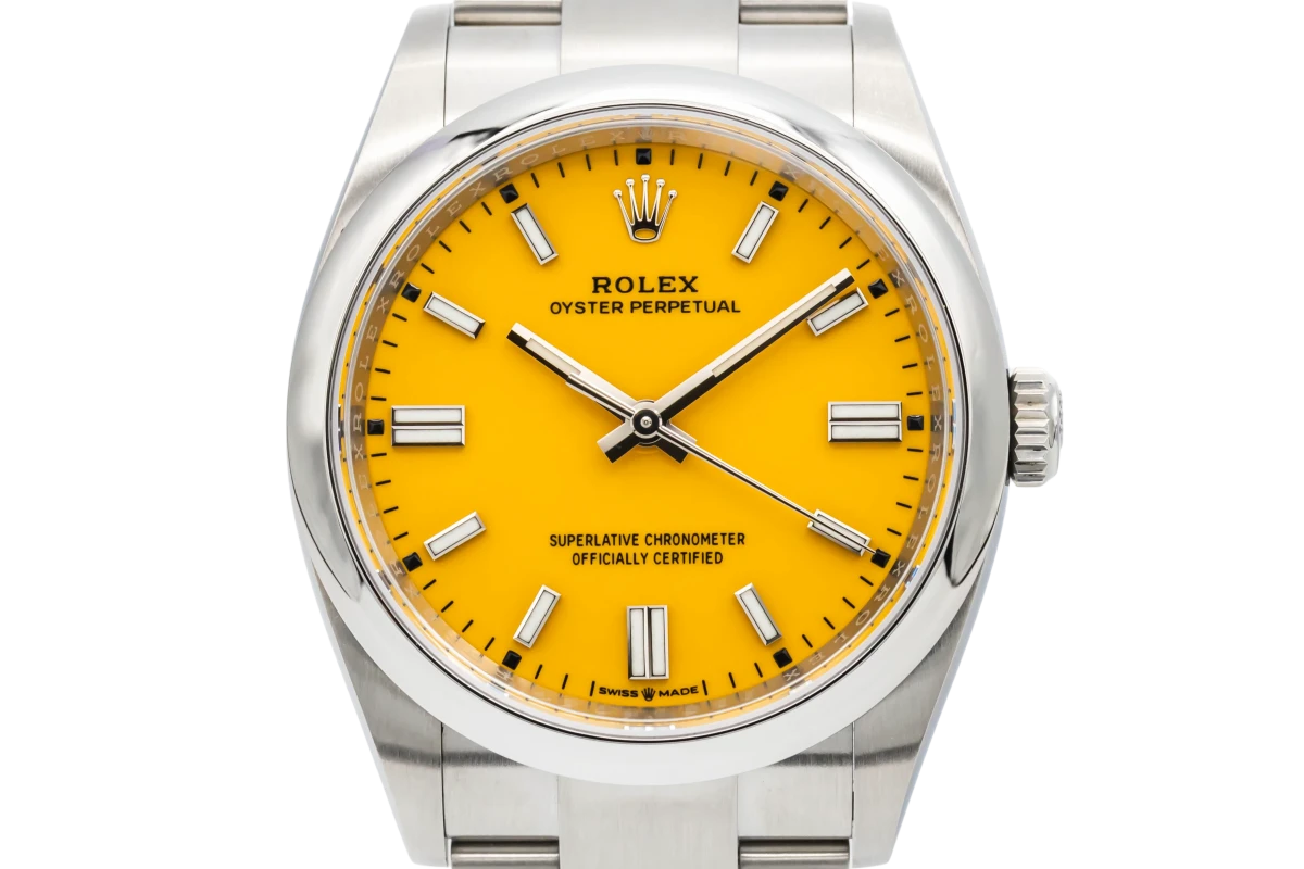 Rolex Oyster Perpetual 36mm Mustard 126000 2020 UNWORN