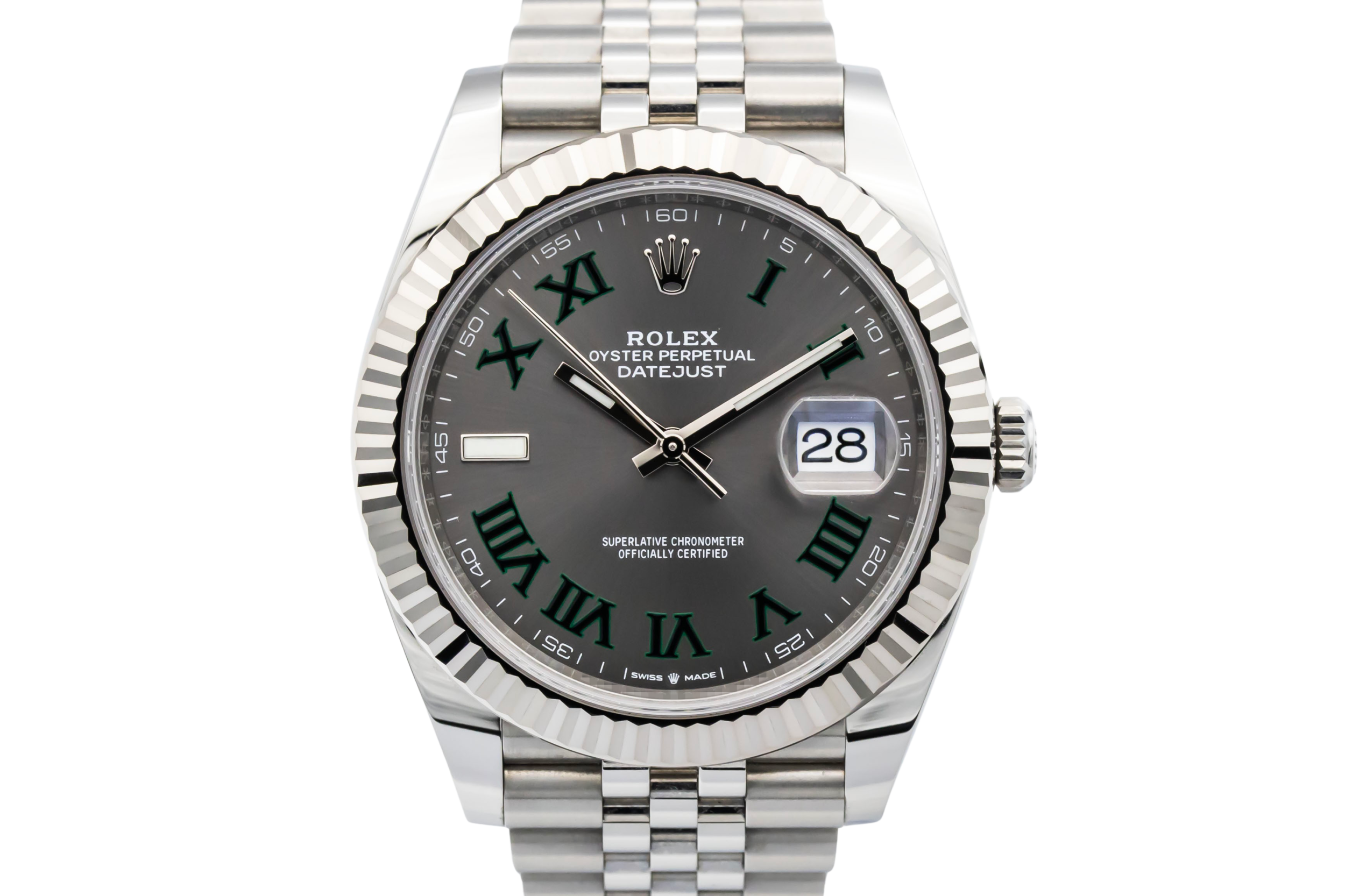 Rolex DateJust 41mm 'Wimbledon' Stainless Steel Jubilee 126334 2022