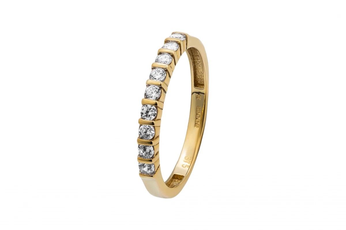 9ct Yellow Gold Diamond Wedding Band 0.30ct