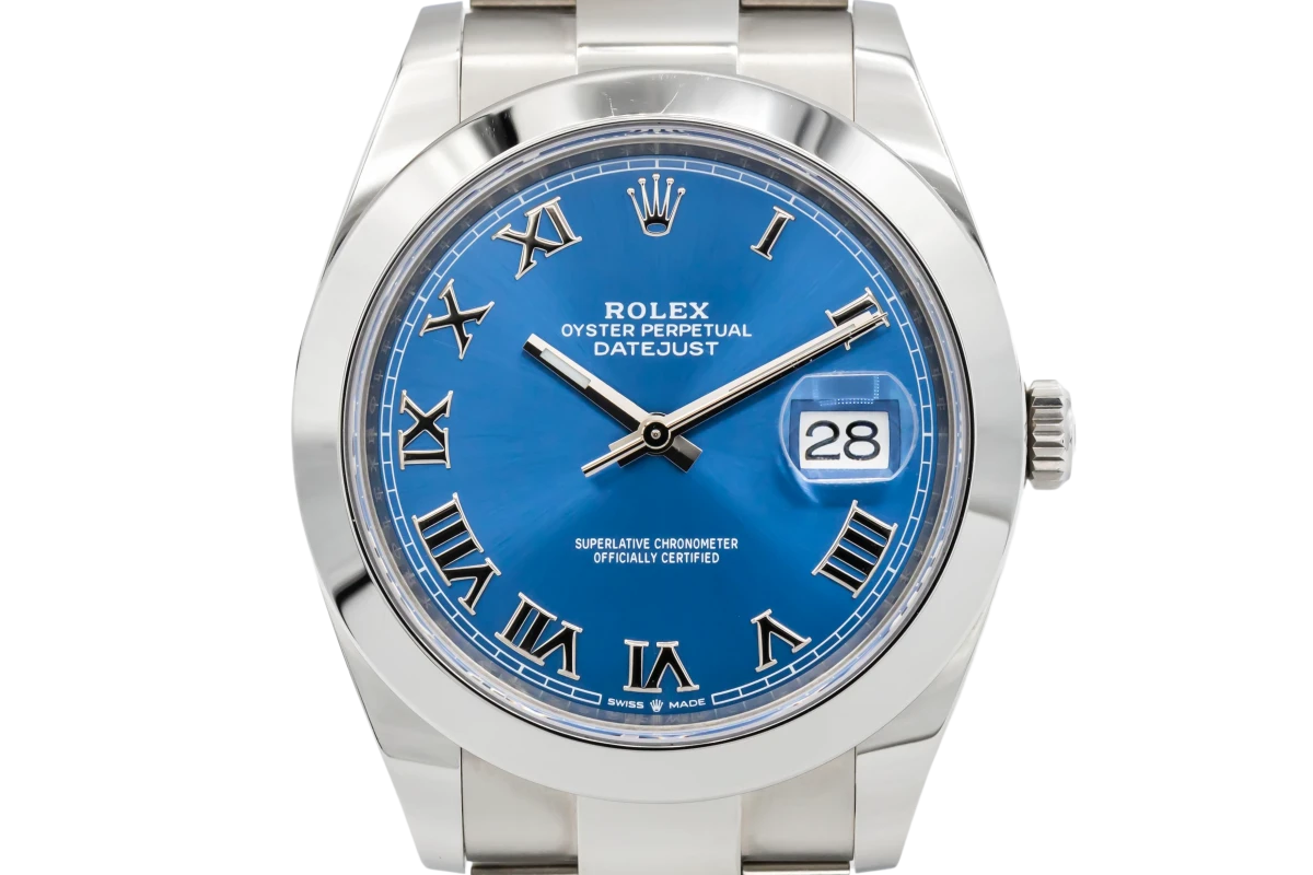 Stainless steel sale 41mm rolex