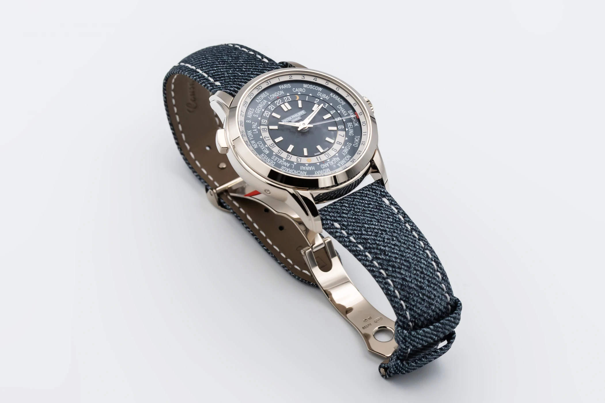 Patek Philippe Complications World Time 40mm Denim Strap 5330G-001 2025