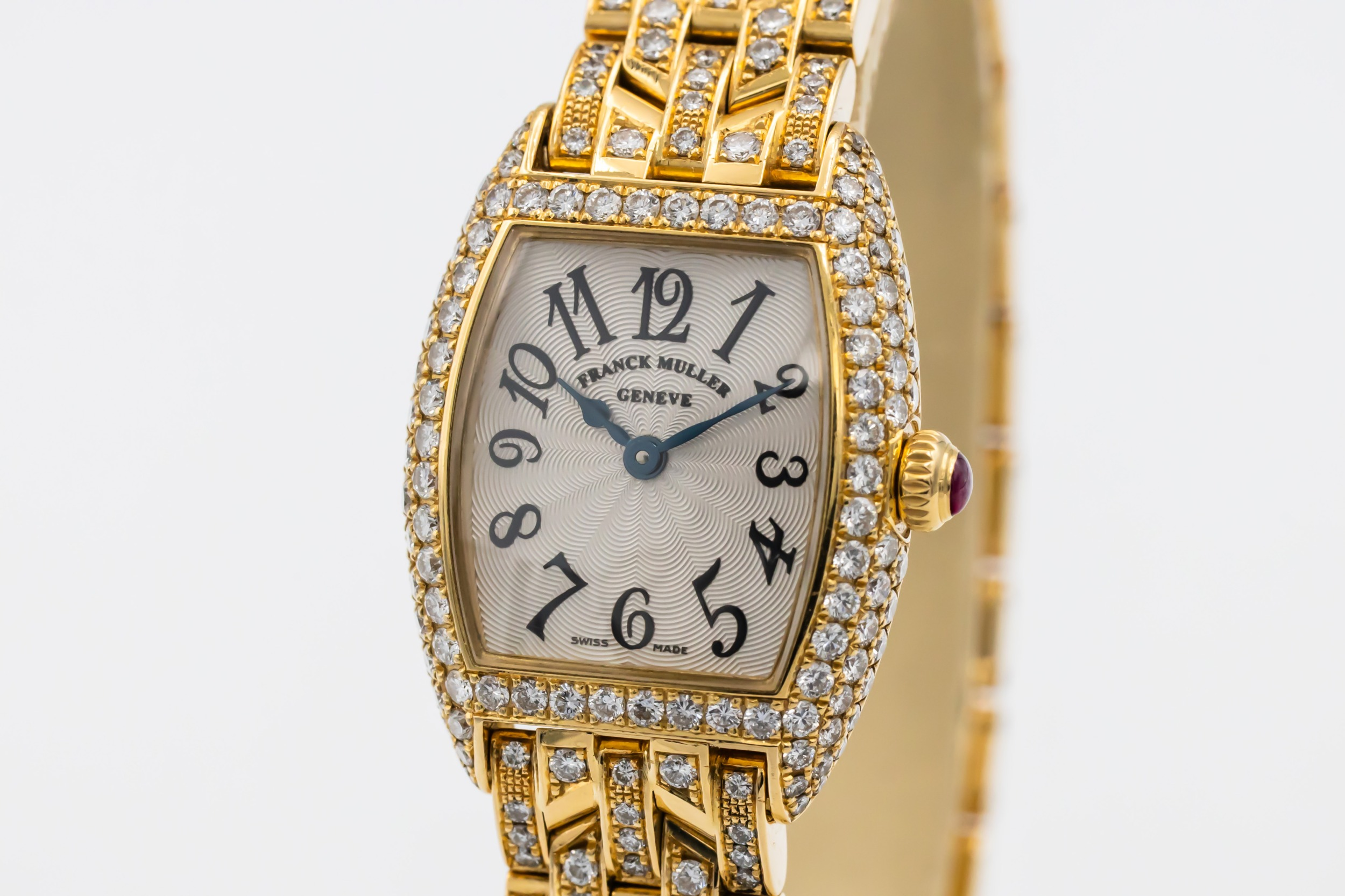 Franck Muller Cintrée Curvex 21mmx19mm 18ct Yellow Gold 2500 QZ D 2001
