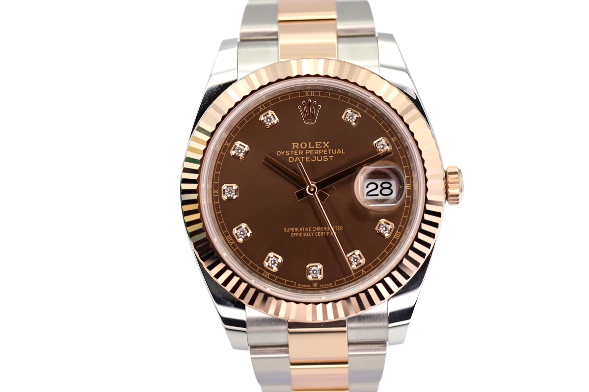 Rolex datejust 41 hot sale everose chocolate