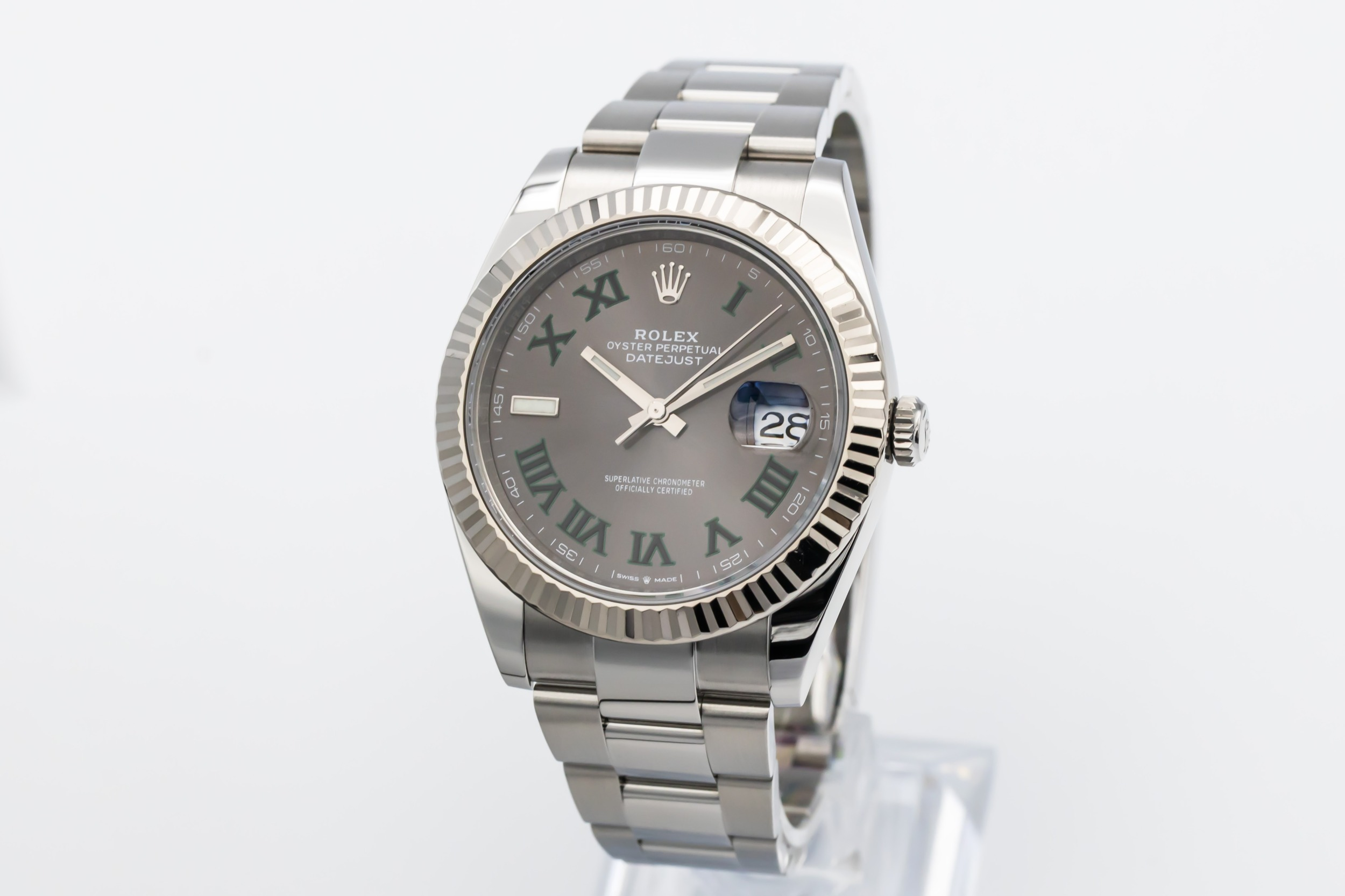 Rolex DateJust 41mm 'Wimbledon' Stainless Steel Oyster 126334 - 2022