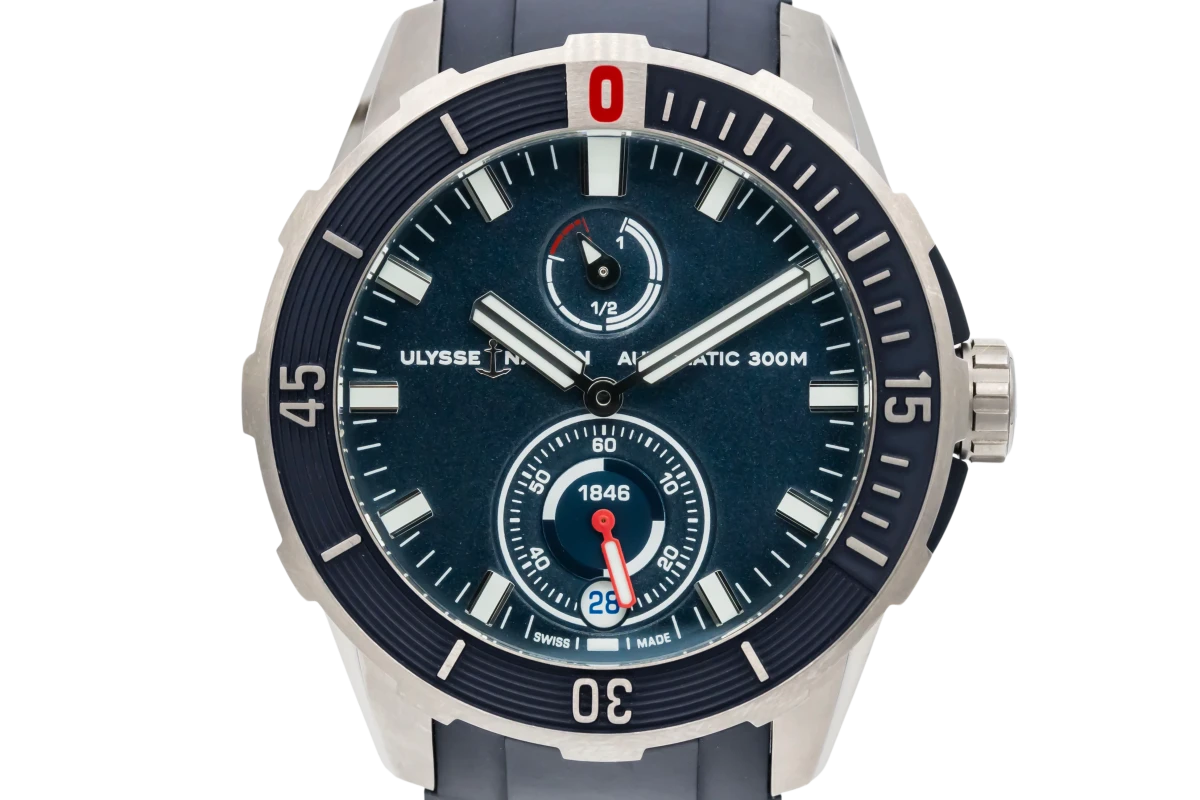 Ulysse nardin best sale blue strap watch