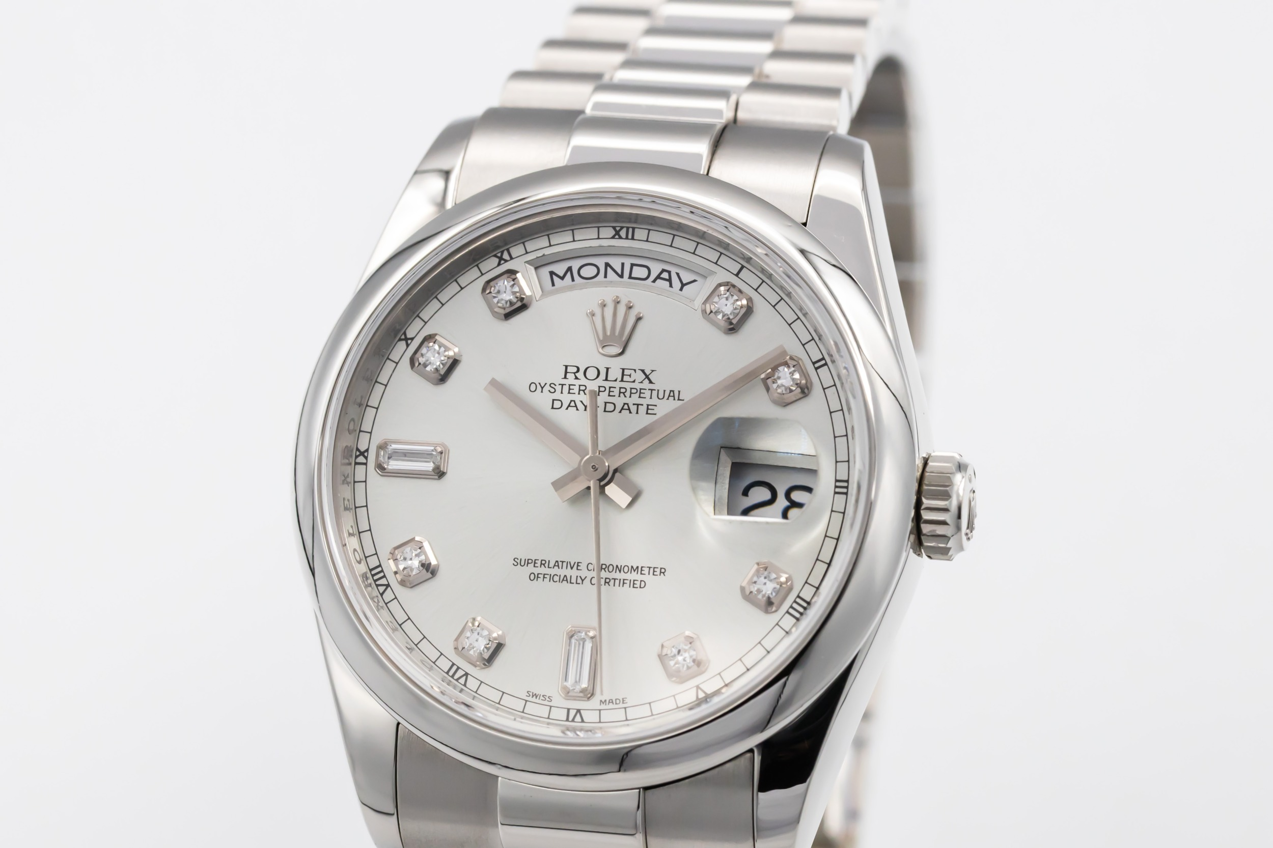 Rolex Day-Date 36mm Platinum Presidential 118206 2007