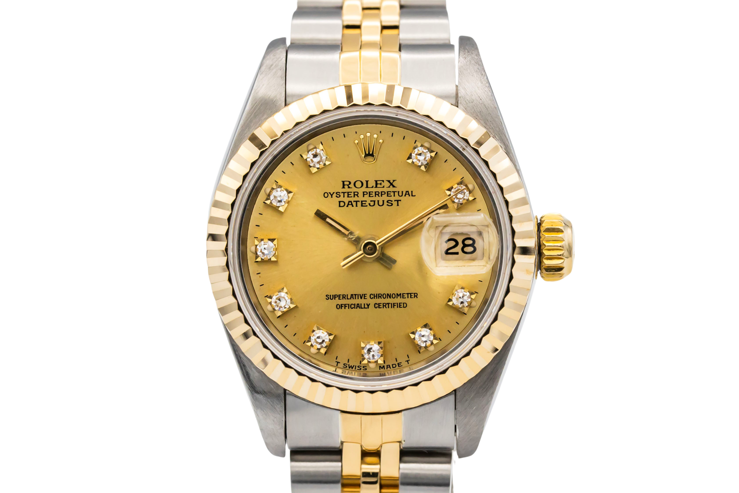 Rolex Lady DateJust 26mm Steel & 18ct Yellow Gold 69173 1993