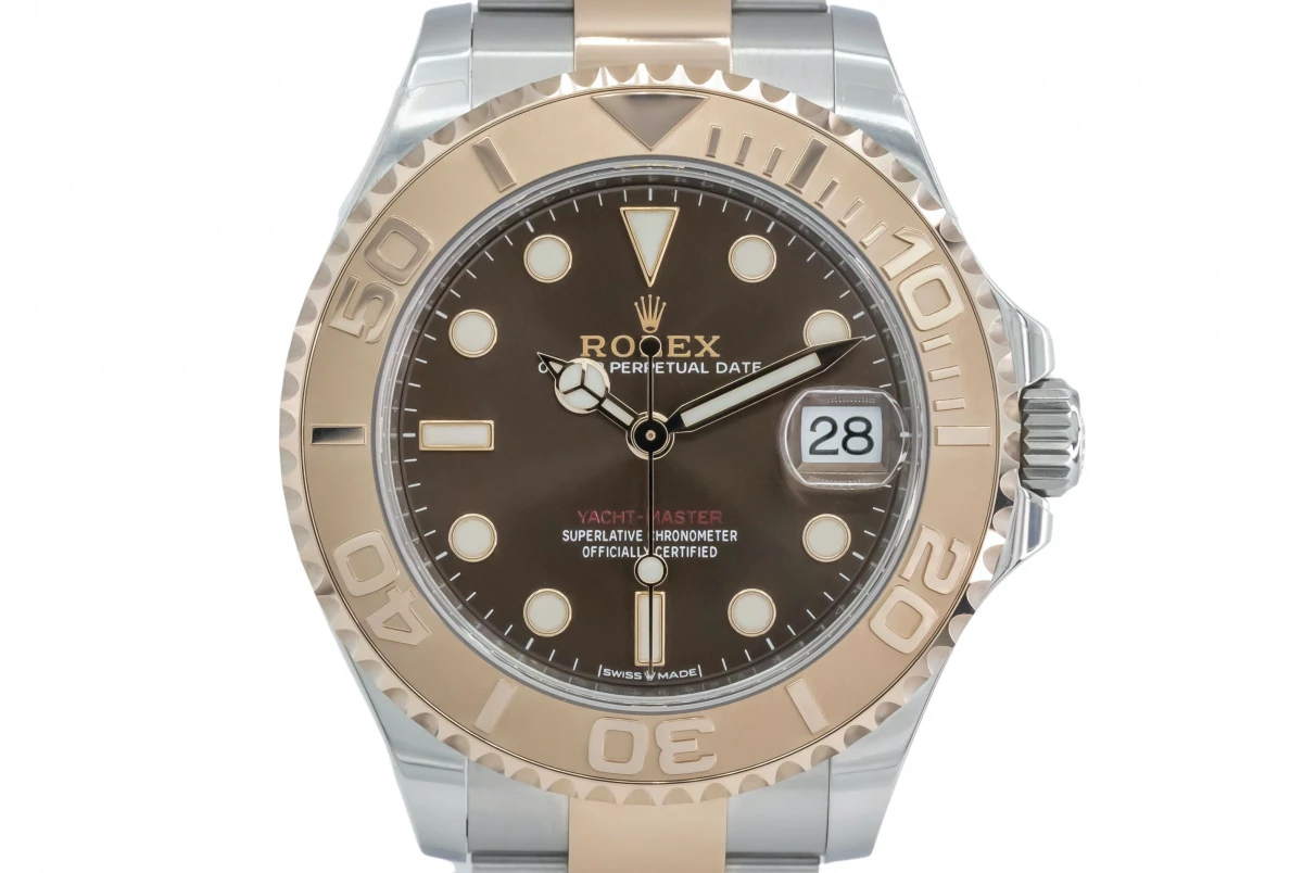 Yacht master best sale rose gold 37mm