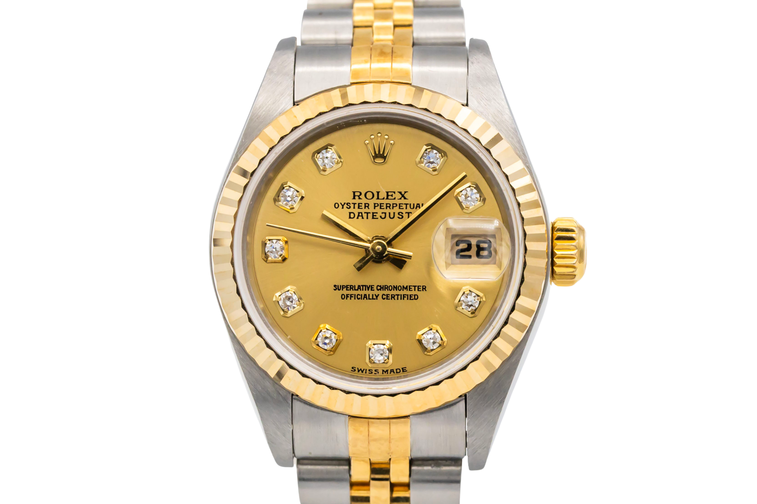 Rolex Lady DateJust 26mm Steel & 18ct Yellow Gold Jubilee 79173 2004