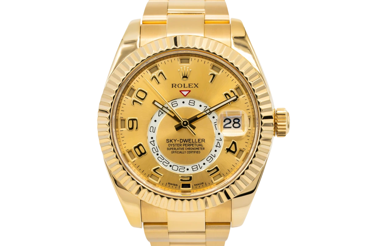Rolex Sky-Dweller 42mm 18ct Yellow Gold Oyster 326938 2017