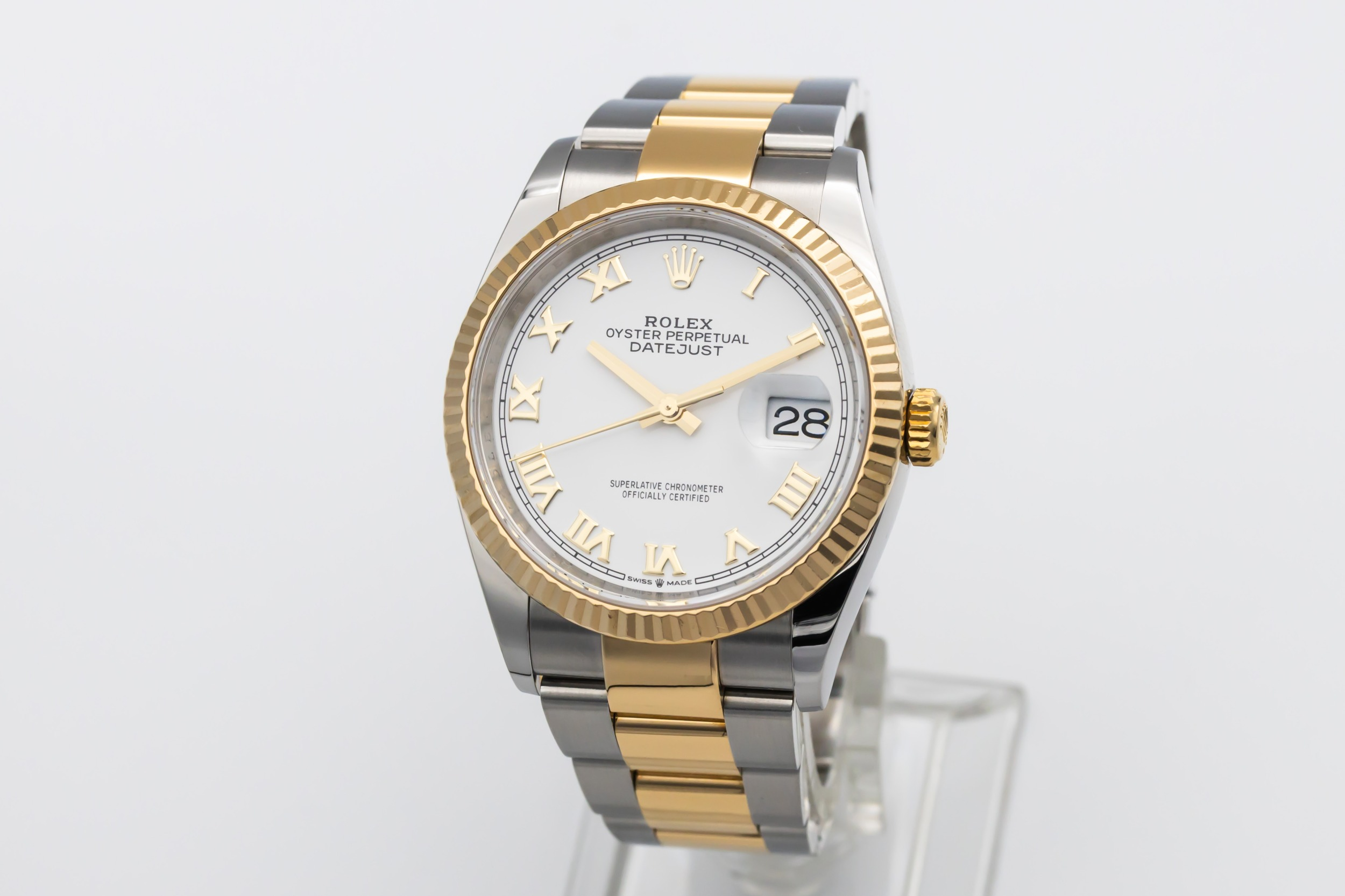 Rolex DateJust 36mm Steel & 18ct Yellow Gold Oyster 126233 2018