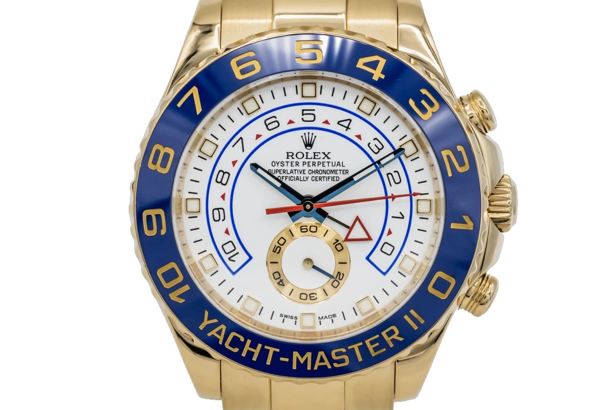 Rolex Yacht-Master II Regatta 44mm 18ct Yellow Gold Oyster 116688 - Out ...