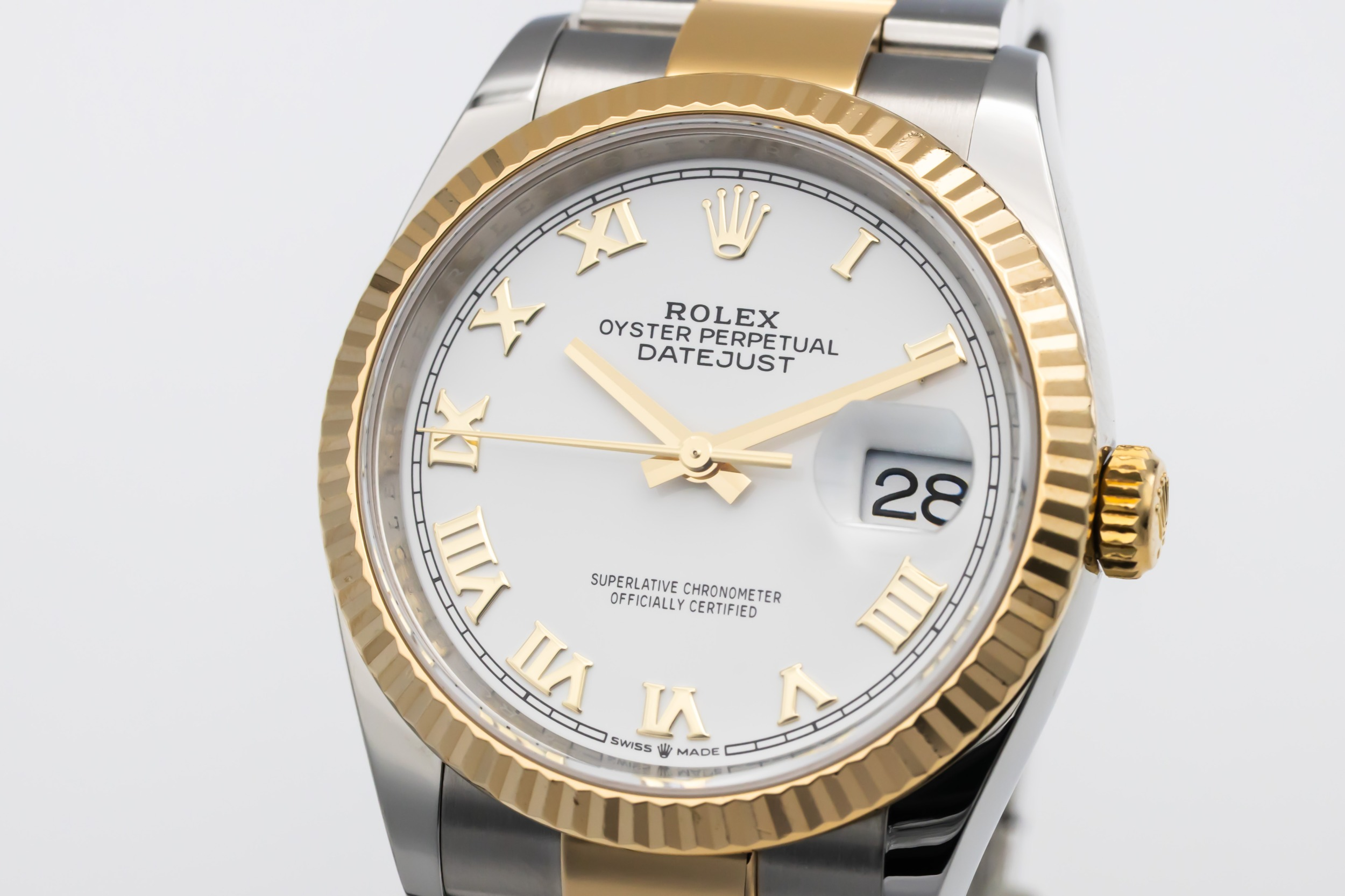 Rolex DateJust 36mm Steel & 18ct Yellow Gold Oyster 126233 2018