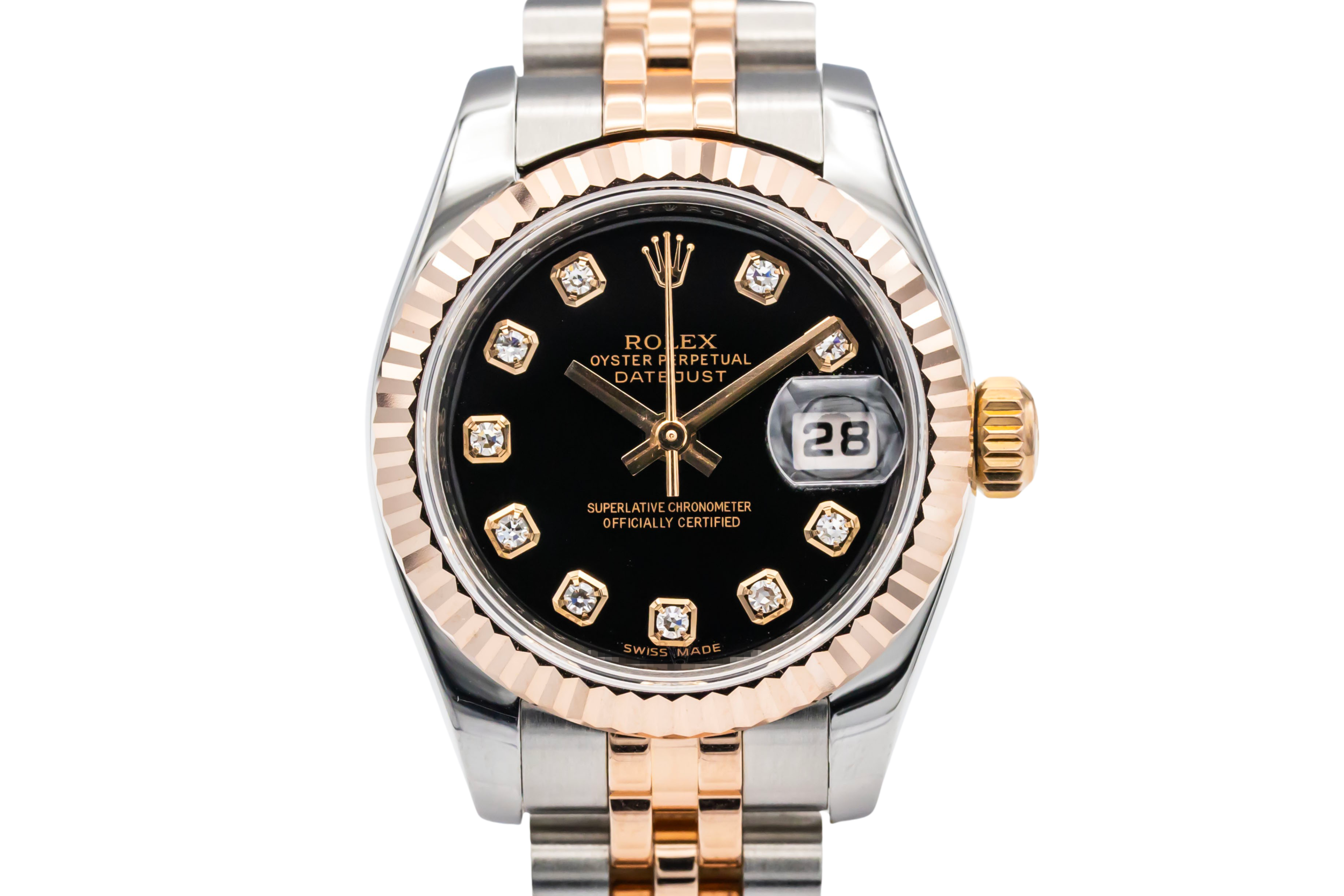 Rolex Lady-DateJust 26mm Steel & 18ct Rose Gold Jubilee 179171 2010