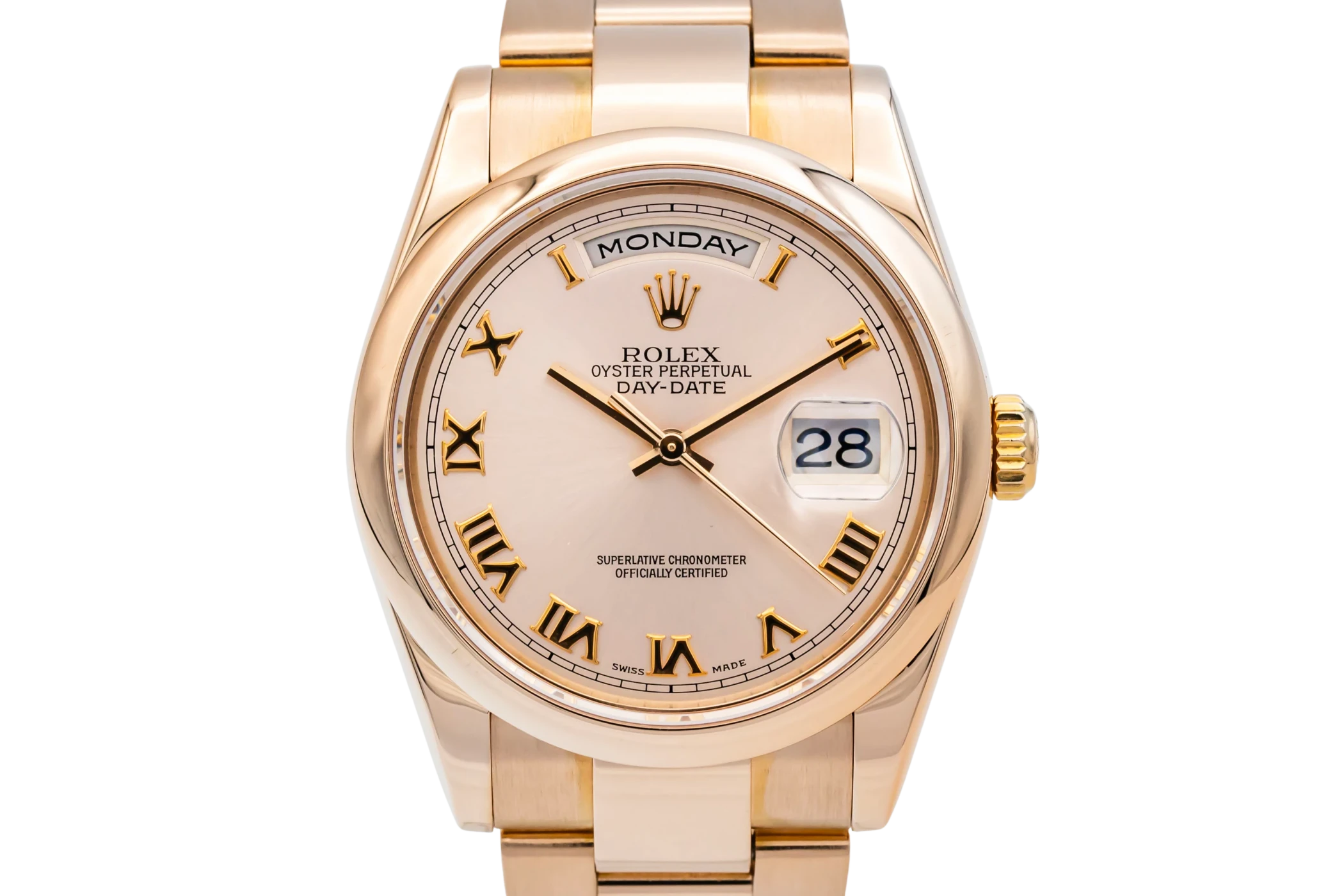 Rolex Day-Date 36mm 18ct Rose Gold Presidential 118205 2003