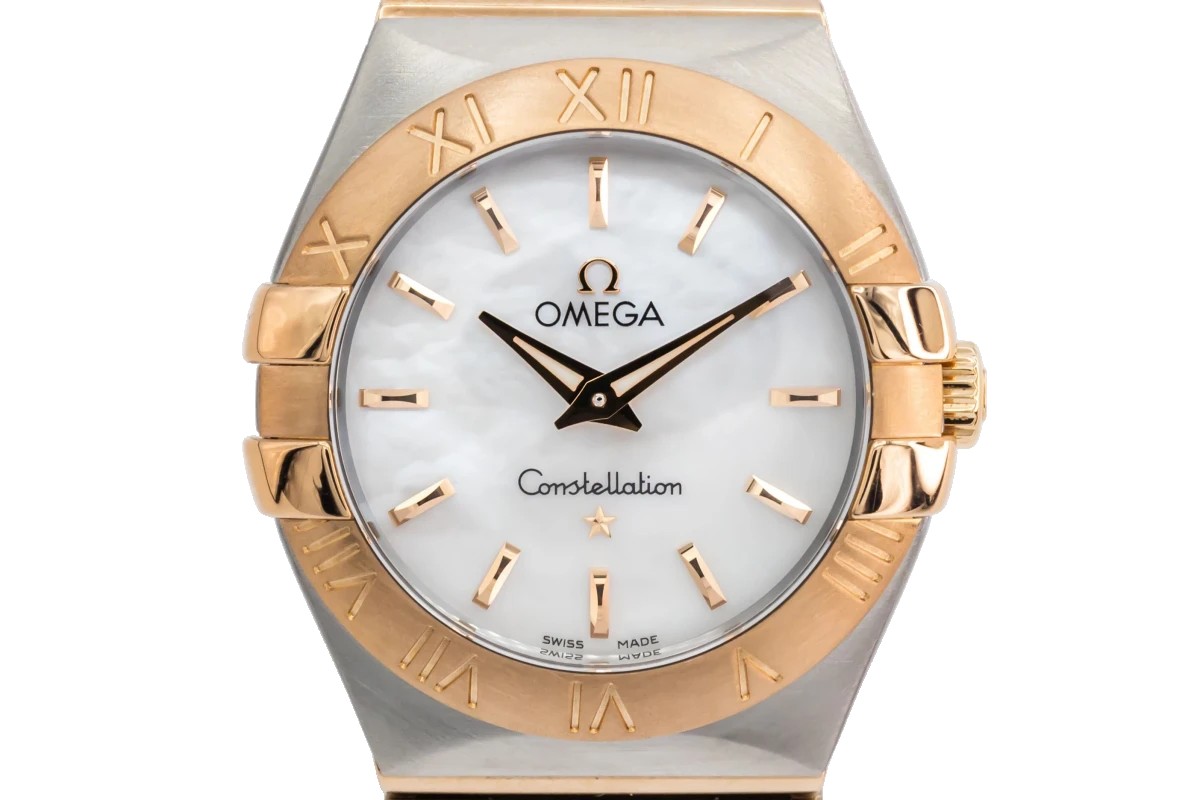 Omega Constellation 27mm Stainless Steel & Rose Gold Bracelet