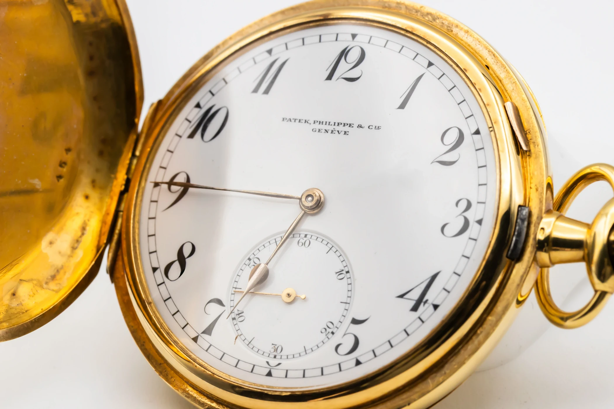 Patek Philippe Hunter Pocket Watch 53mm 18ct Yellow Gold Circa 1915