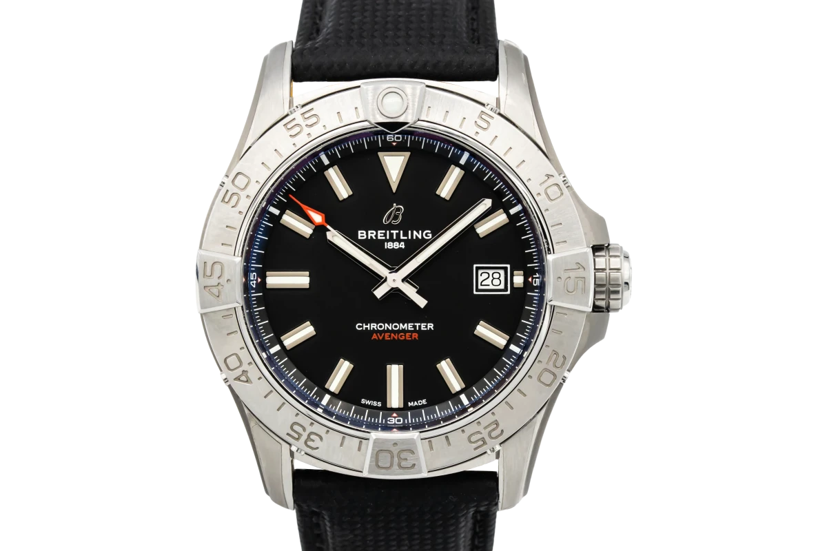Breitling Avenger Automatic 42mm Black Leather A17328 2023