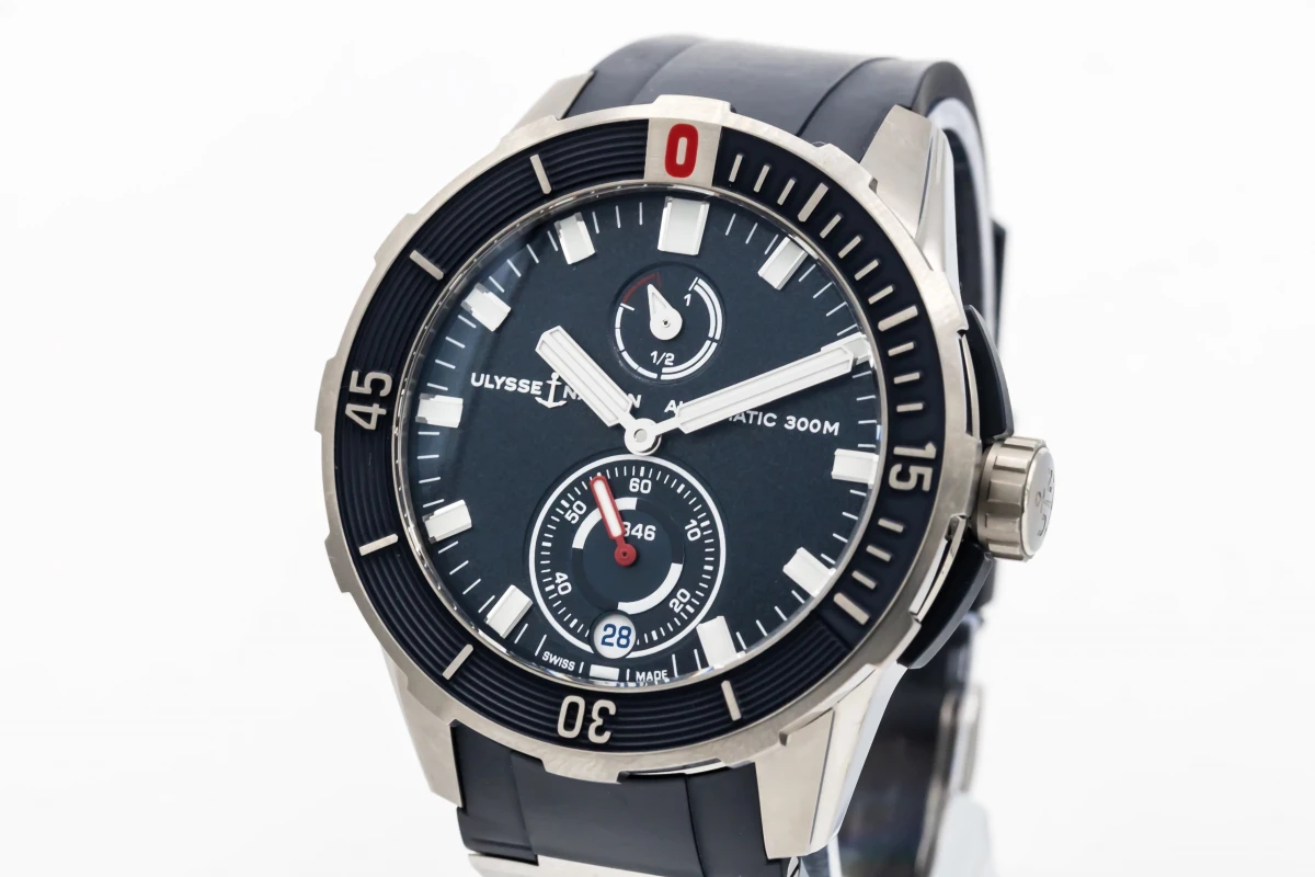 Ulysse Nardin Diver Chronometer 44mm Blue Rubber 1183 170 3 93 2023