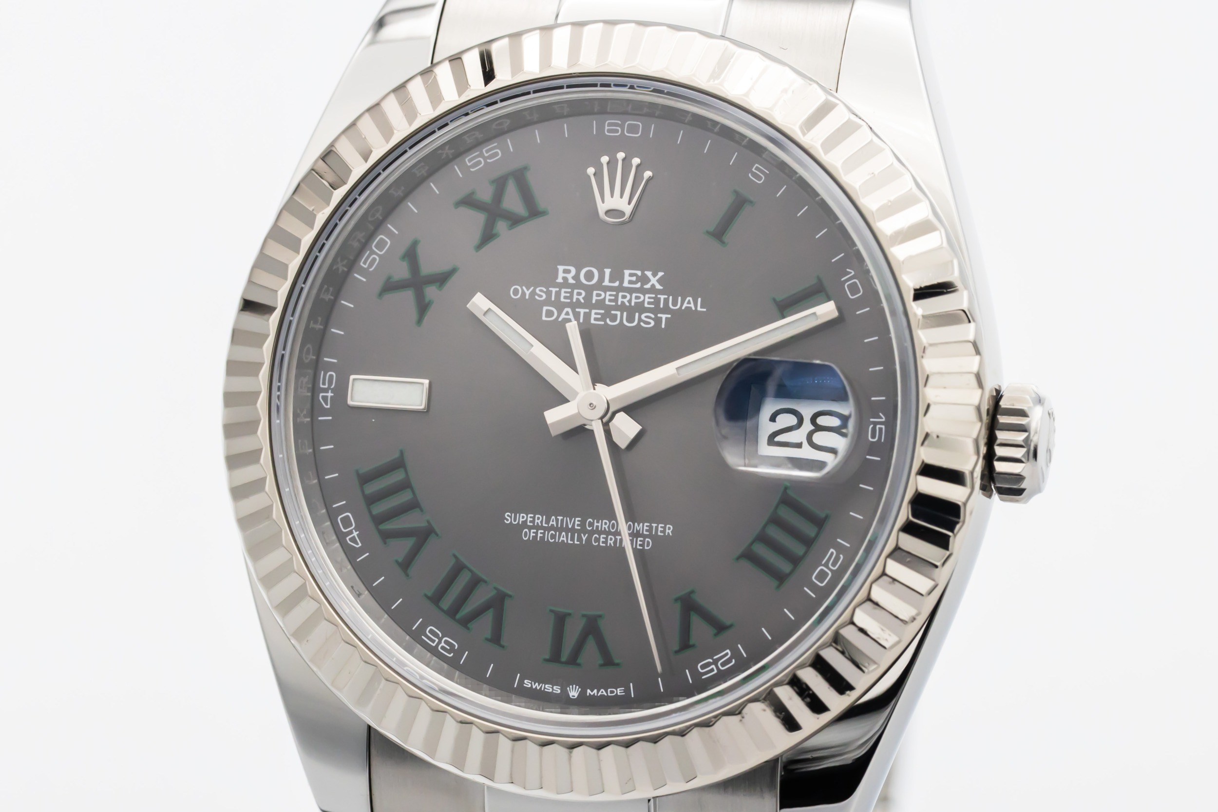 Rolex DateJust 41mm 'Wimbledon' Stainless Steel Oyster 126334 2022