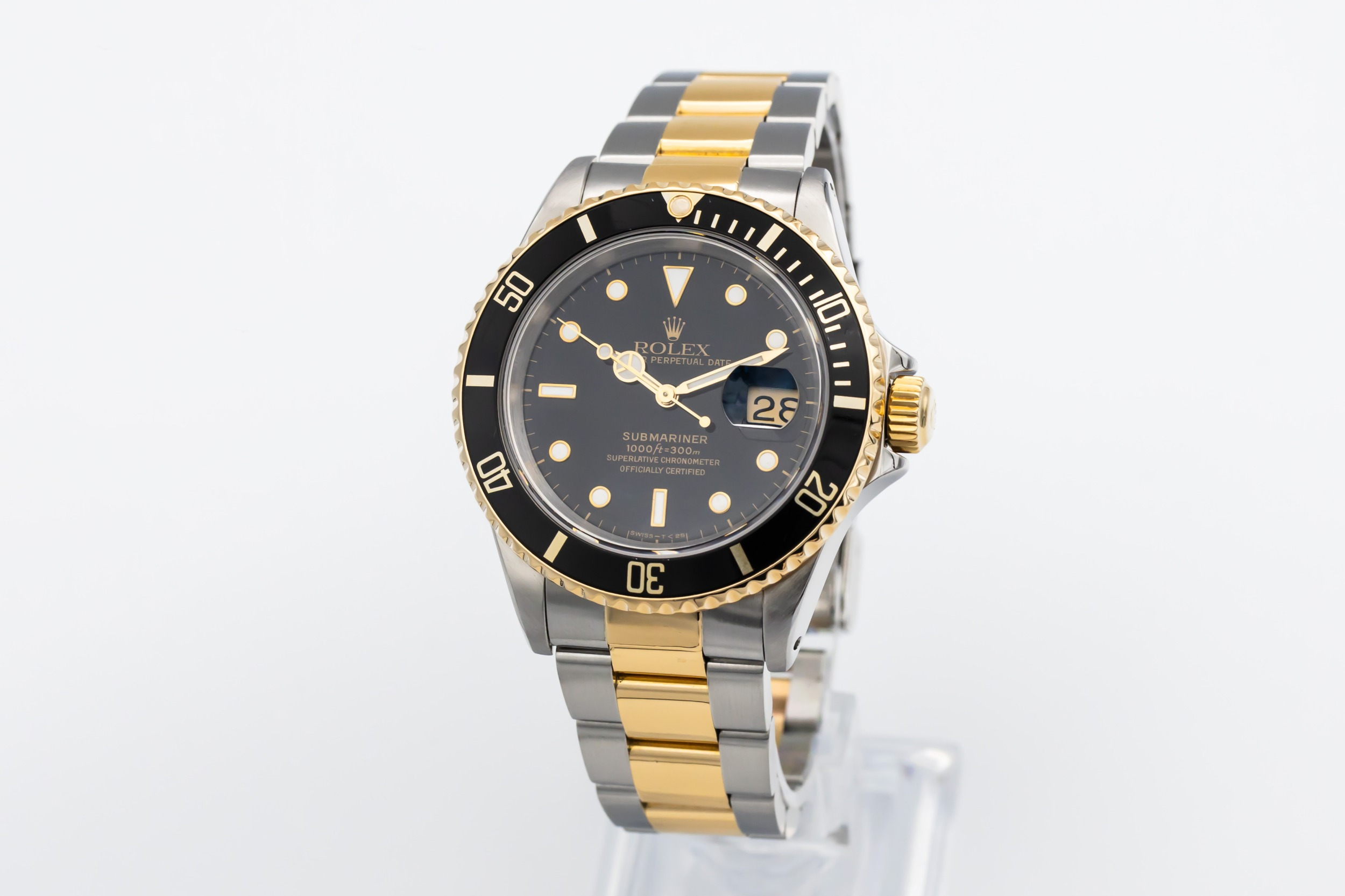 Rolex Submariner 40mm Steel & 18ct Yellow Gold Oyster 16613 1991