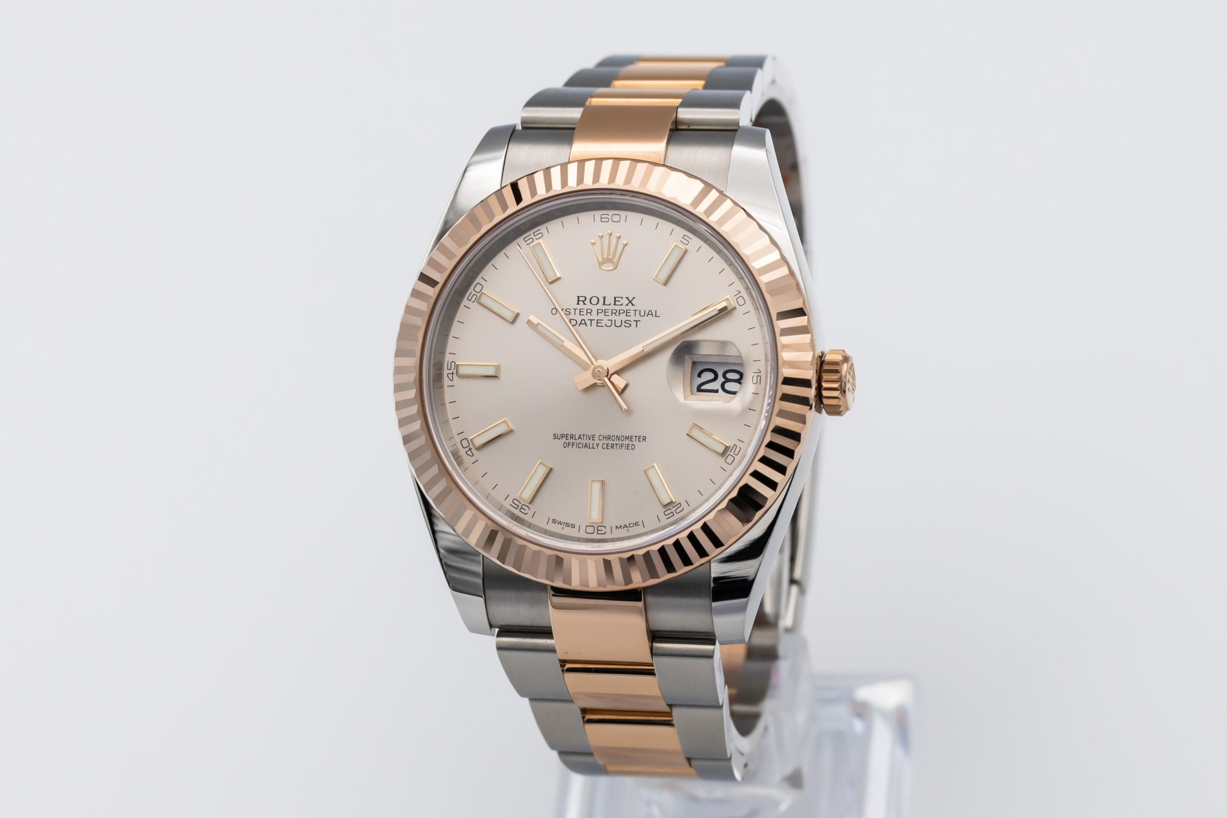 Rolex DateJust 41mm Steel & 18ct Rose Gold Oyster 126331 2019