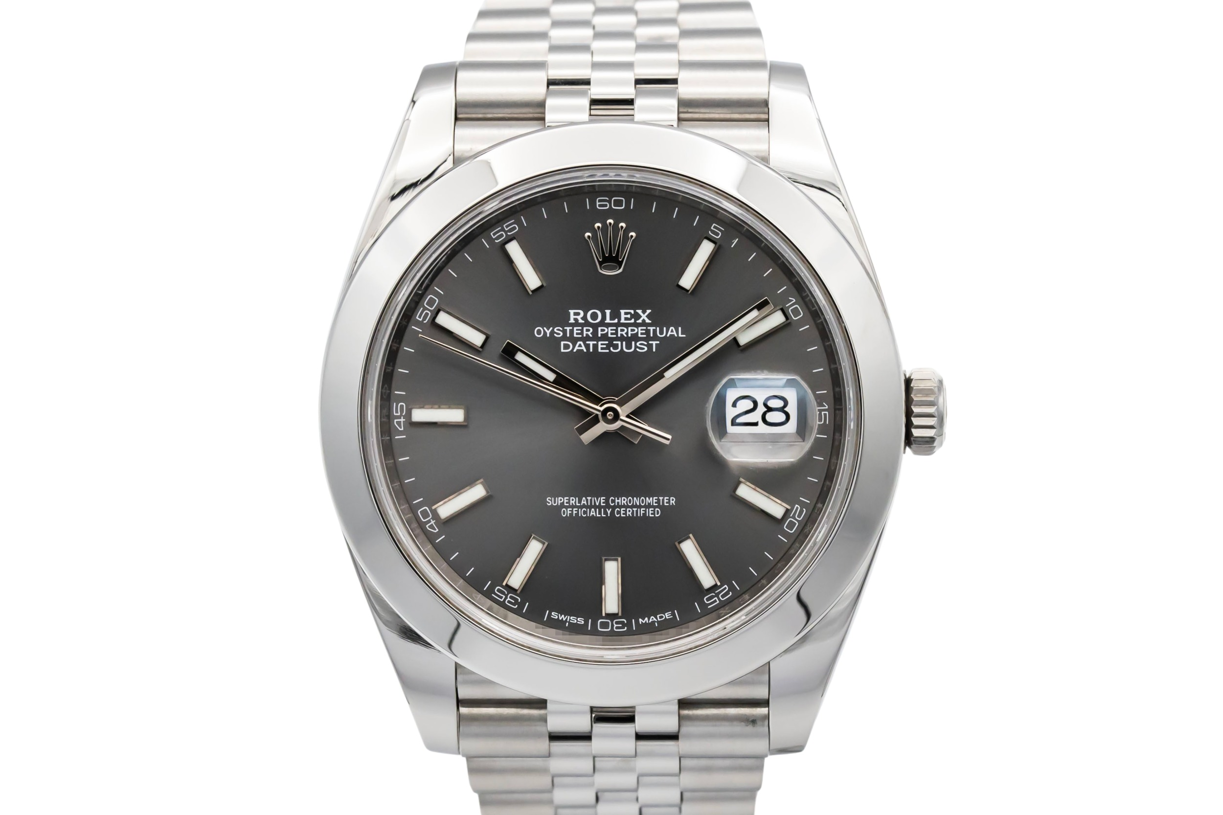 Rolex DateJust 41mm Stainless Steel Jubilee 126300 2018