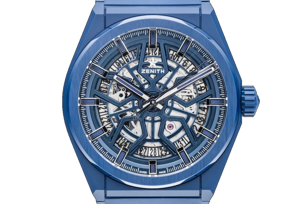 Zenith Defy Ceramic Skeleton 41mm Blue Rubber 49.9003.670/51