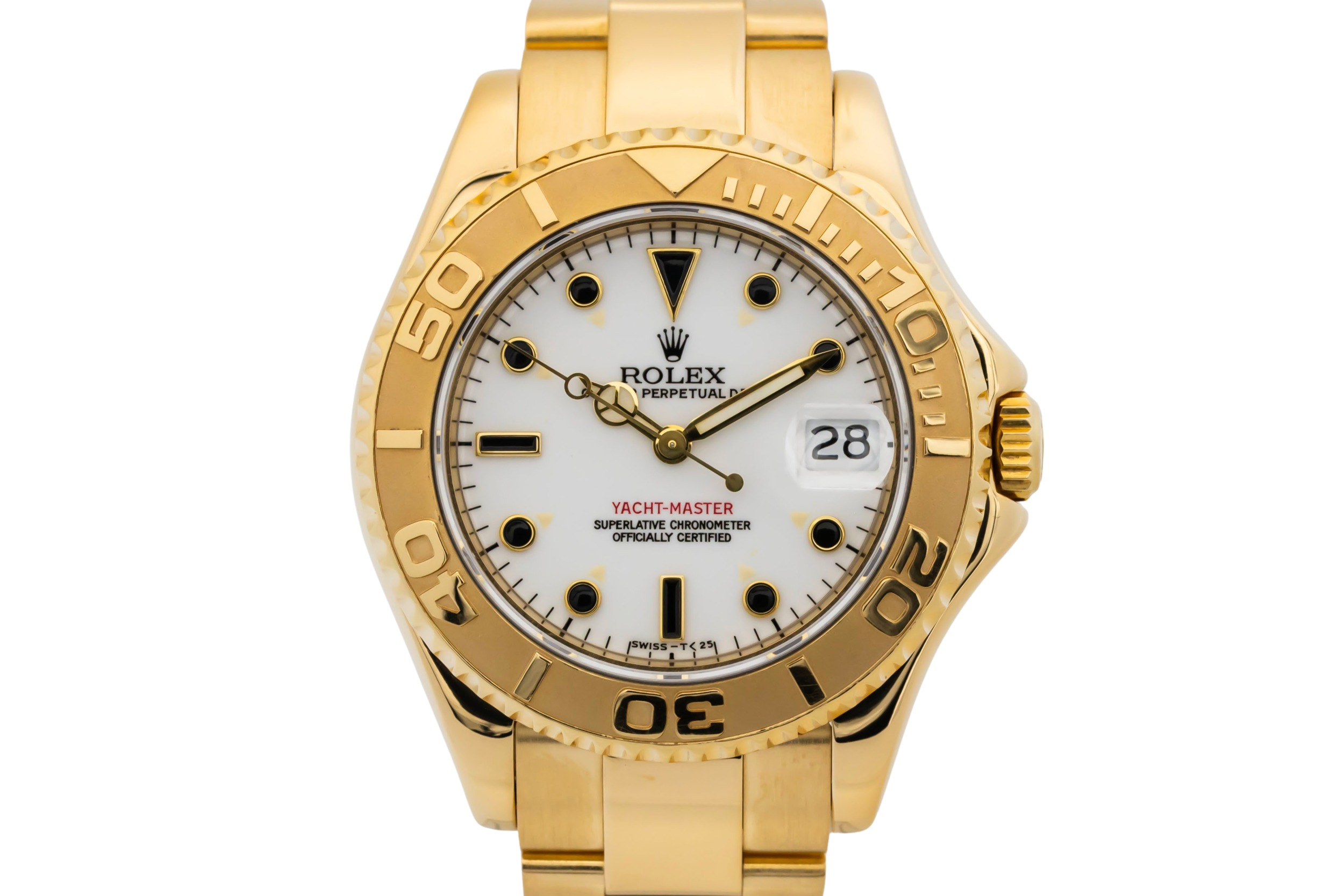 Rolex Yacht-Master 35mm 18ct Yellow Gold Oyster 68628 1999