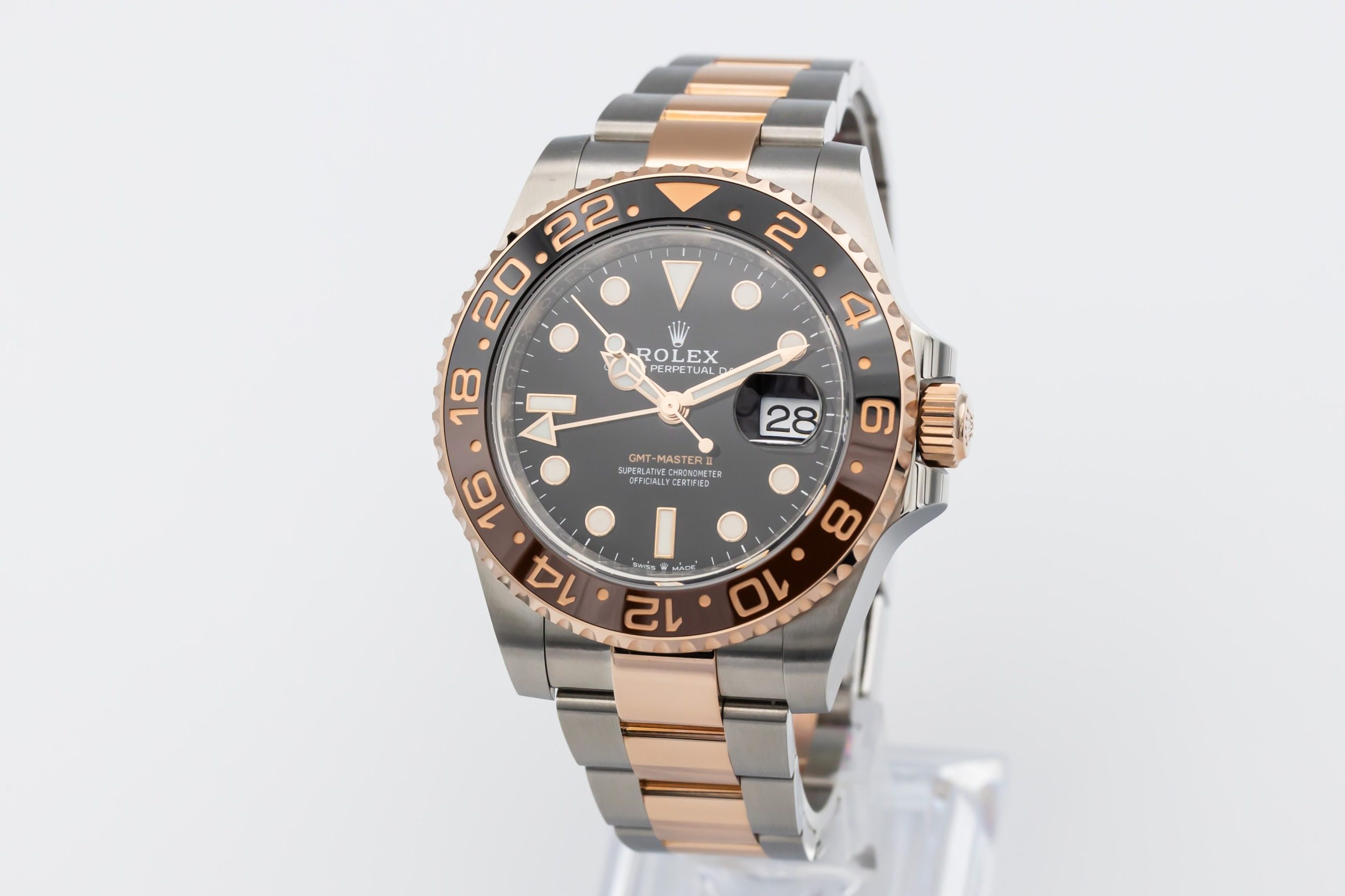 Rolex GMT-Master II 40mm 'Rootbeer' Steel & 18ct Rose Gold Oyster 126711CHNR 202
