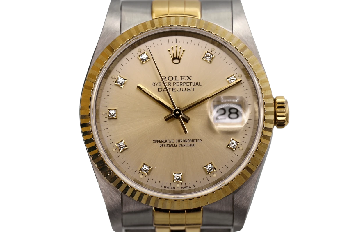 Rolex diamond hot sale dot dial