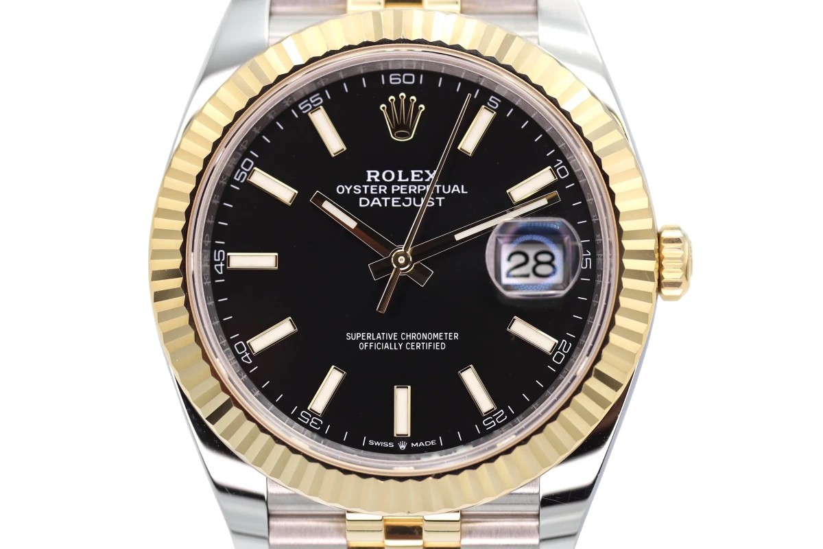 Rolex datejust sale 41 bimetal