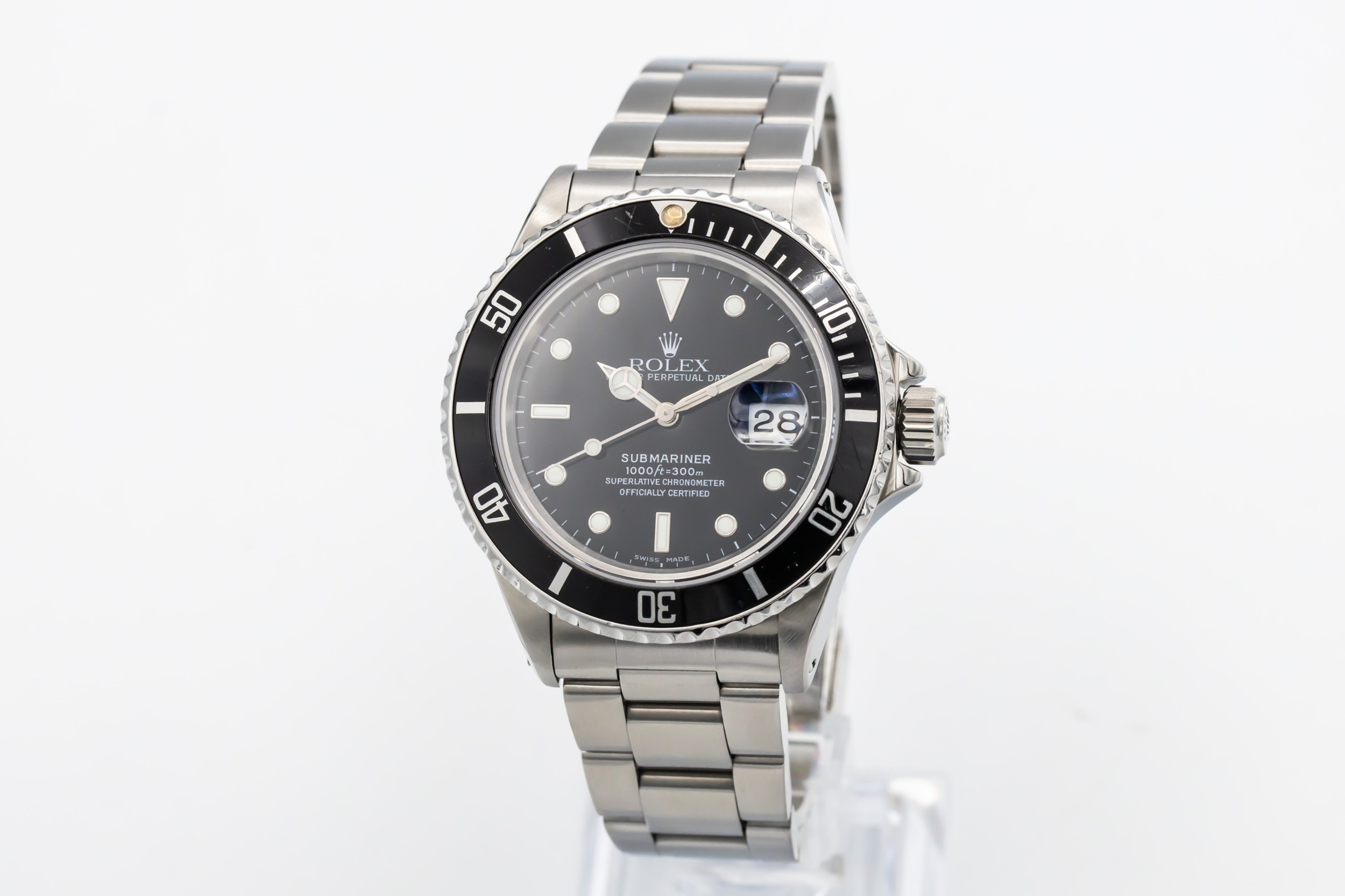 Rolex Submariner Date 40mm Stainless Steel Oyster 16800 1986