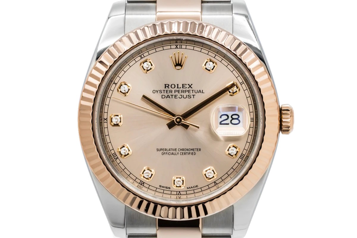 Rolex Datejust 41mm Steel & 18ct Rose Gold Oyster 126331 2018 - Out of ...