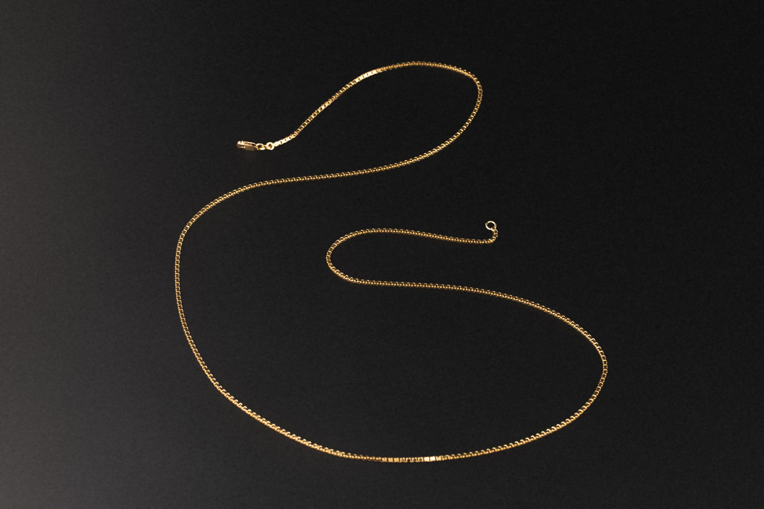 18ct Yellow Gold Box Link Chain 14.5g