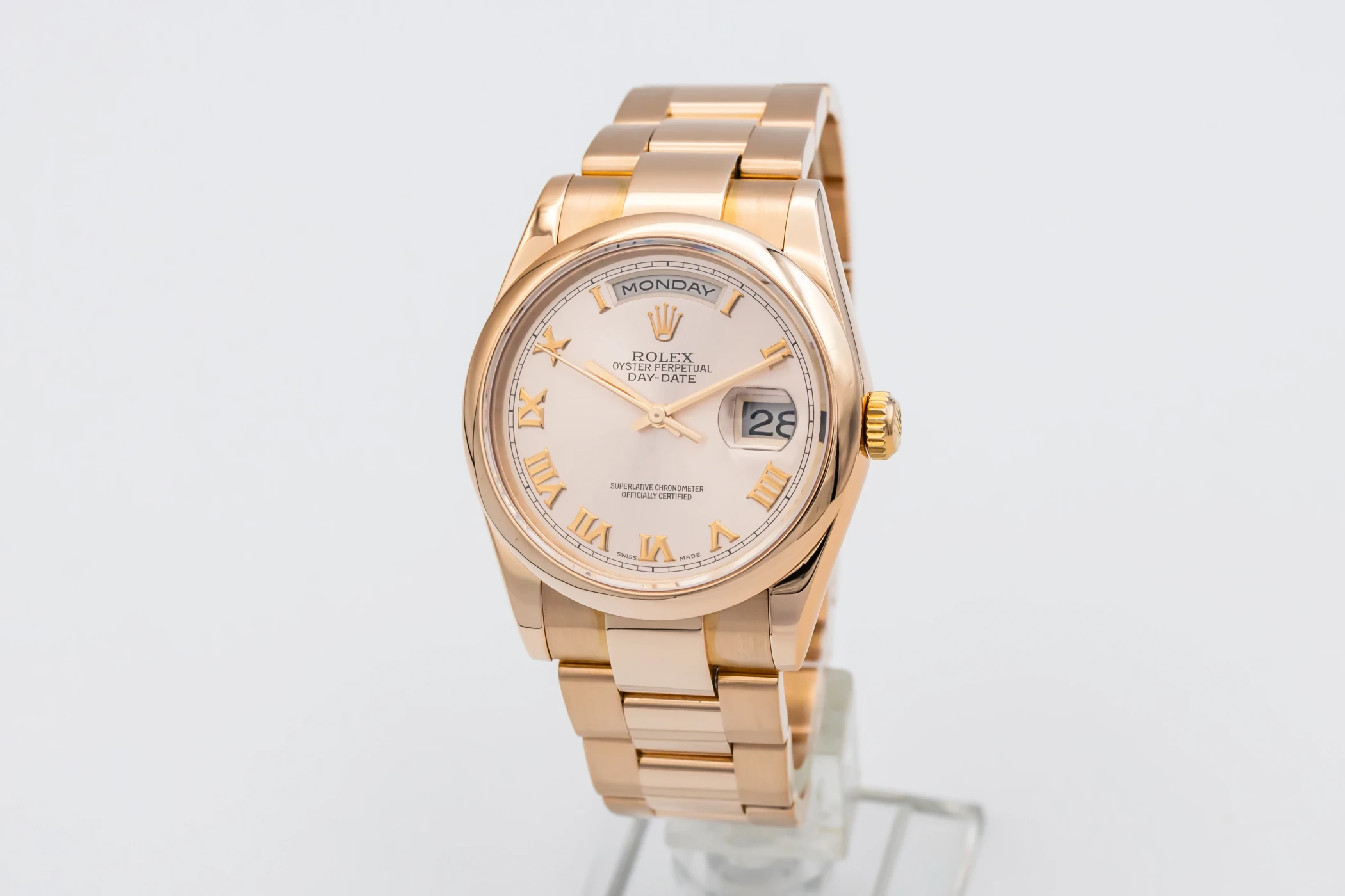 Rolex Day-Date 36mm 18ct Rose Gold Presidential 118205 2003