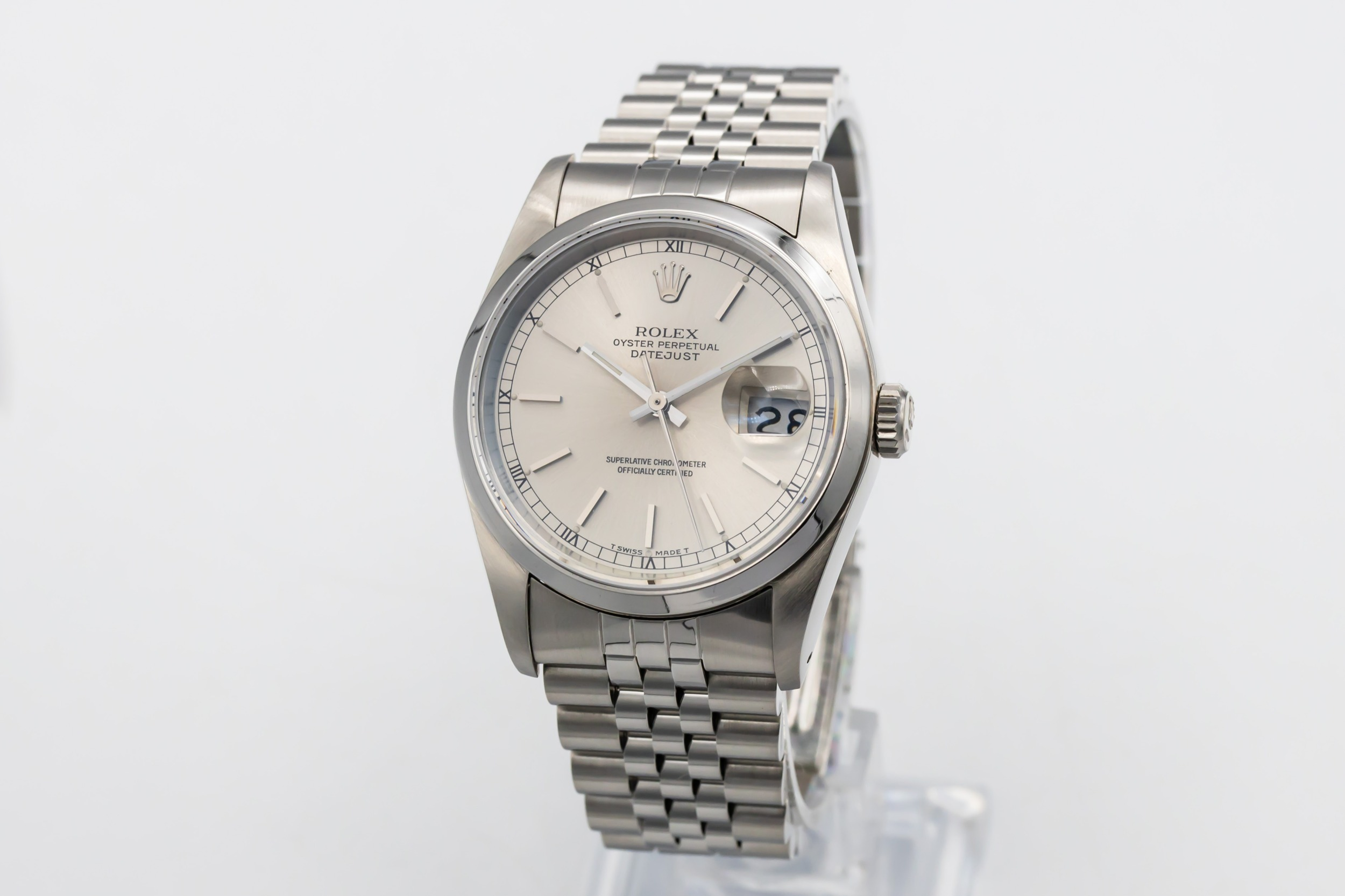 Rolex DateJust 36mm Stainless Steel Jubilee 16200 1988