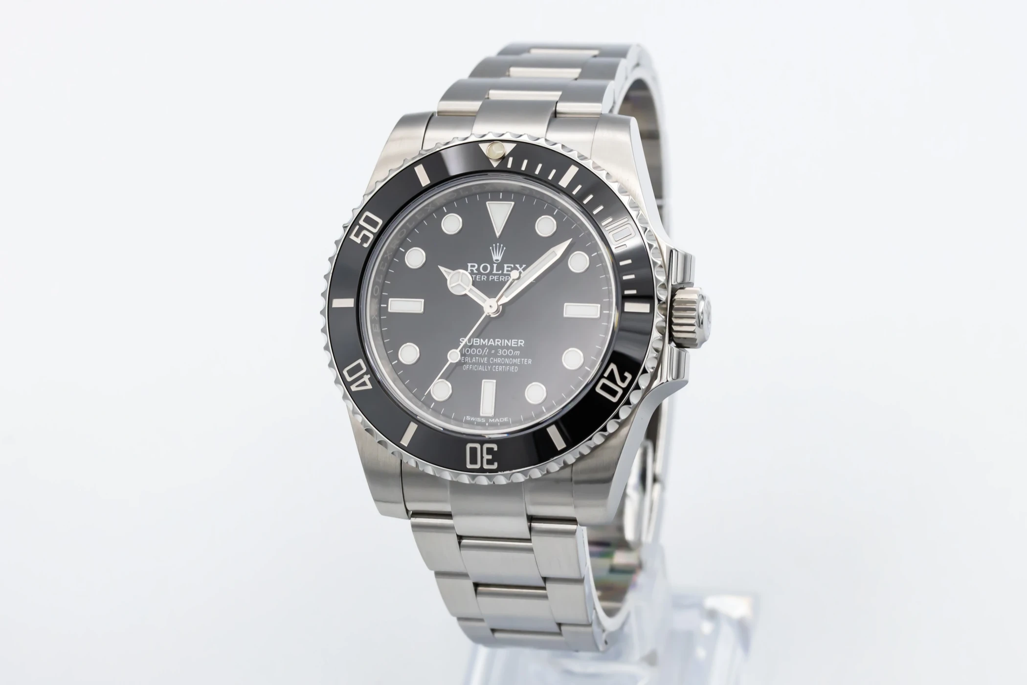 Rolex Submariner No Date 40mm Stainless Steel Oyster 114060 2018