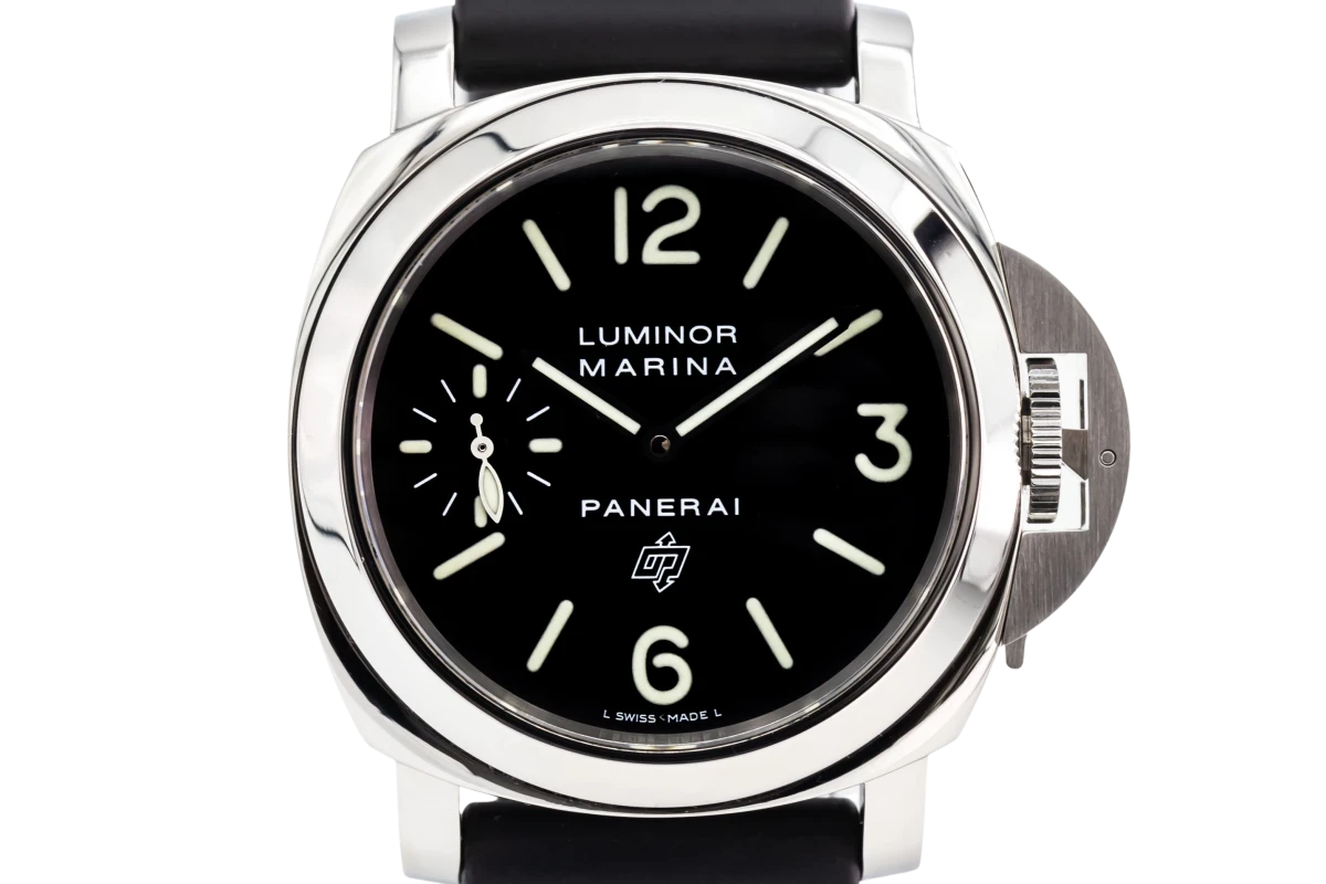 Panerai Luminor Base 44mm Black Rubber Bracelet PAM00005 2009