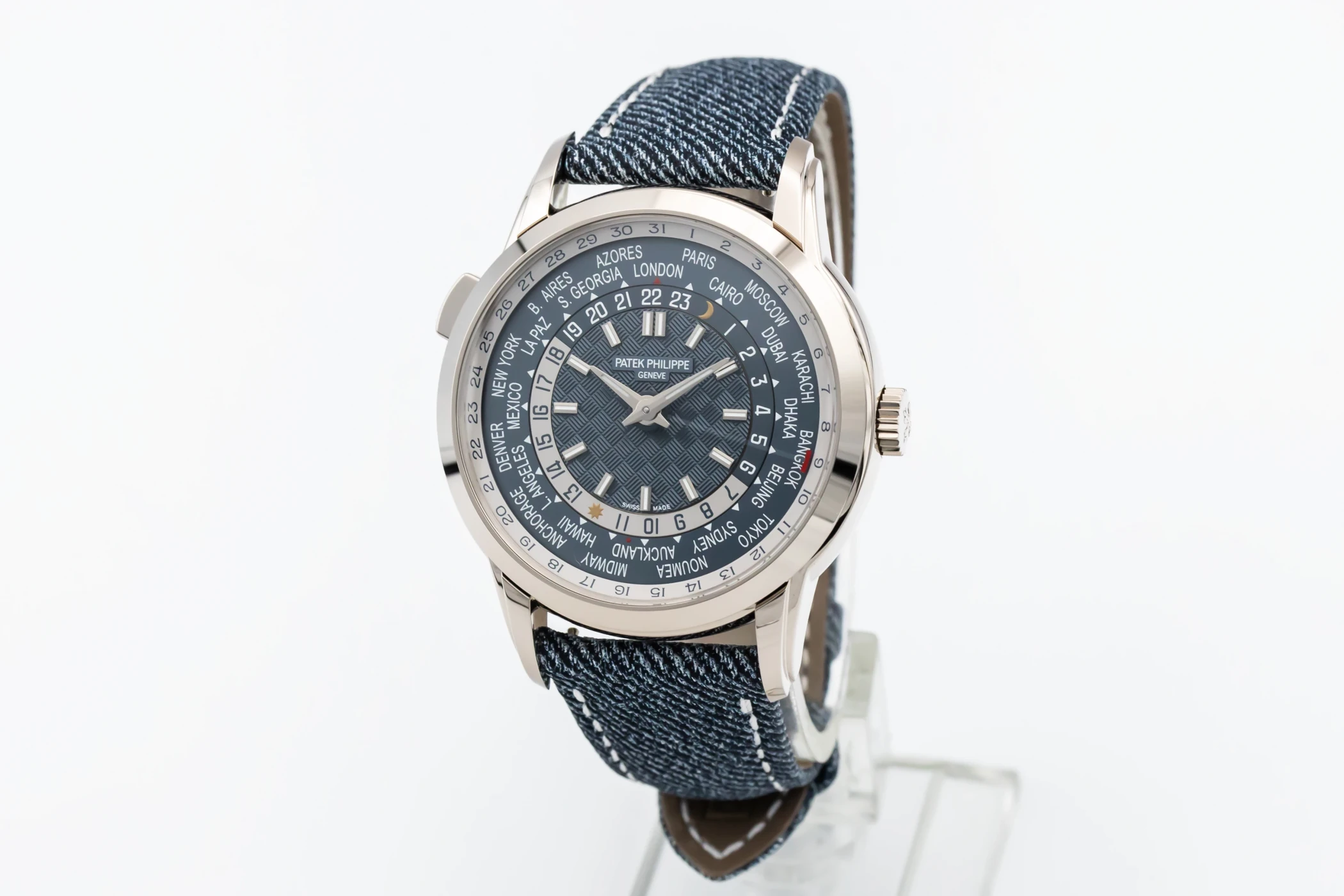 Patek Philippe Complications World Time 40mm Denim Strap 5330G-001 2025