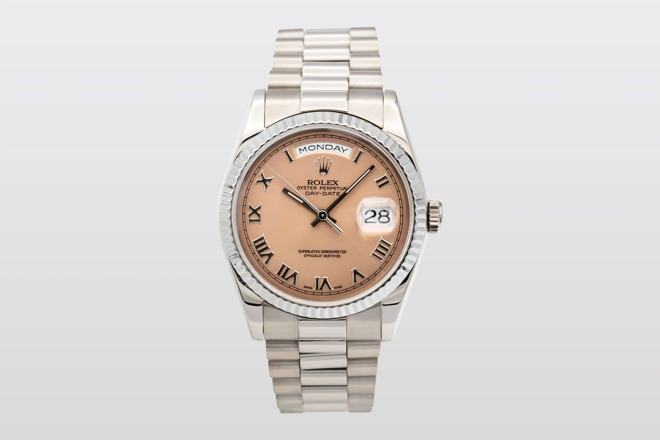 Rolex Day-Date 36mm 18ct White Gold Presidential 118239 2001