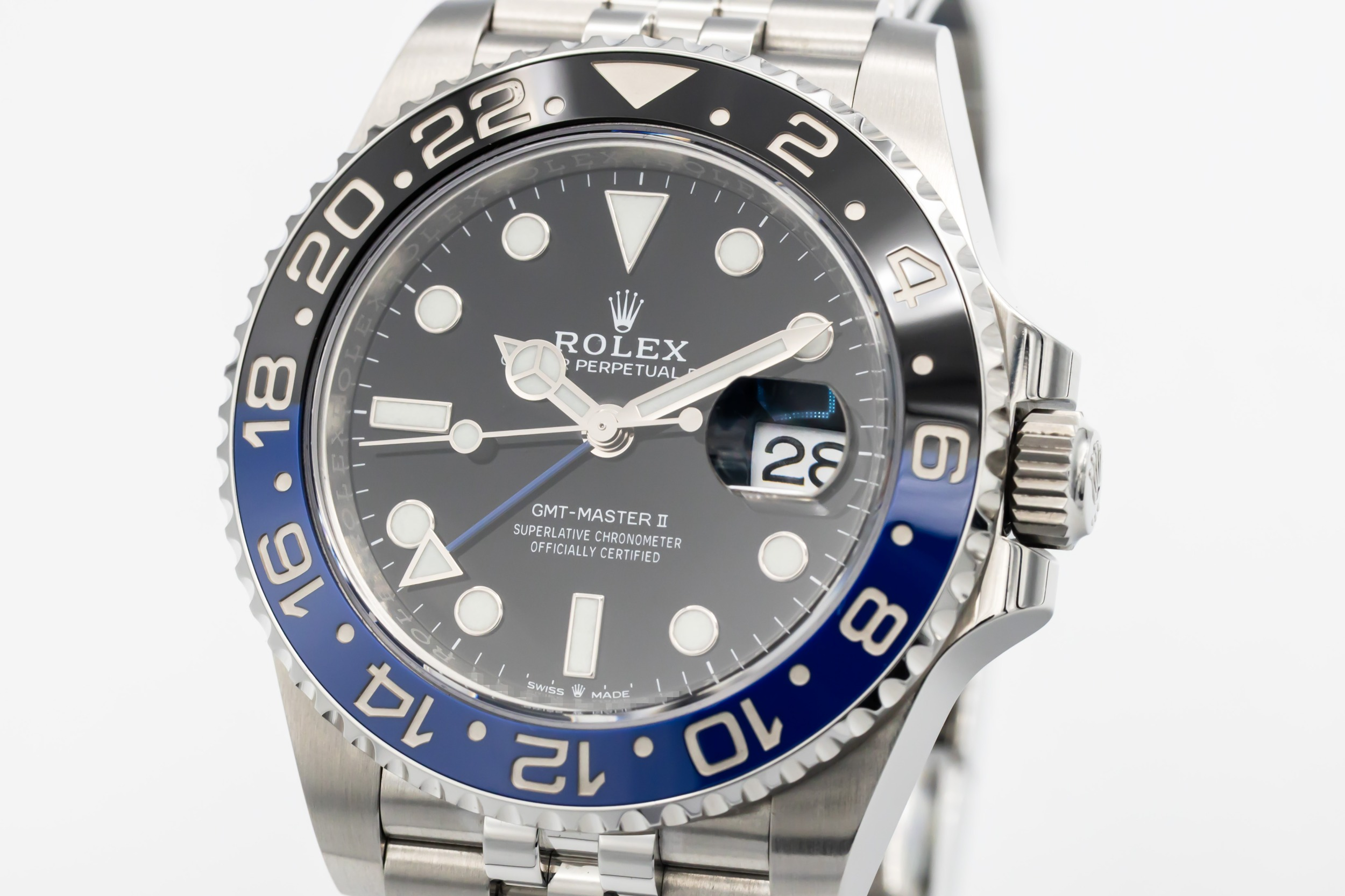 Rolex GMT-Master II 40mm 'Batgirl' Stainless Steel Jubilee 126710BLNR 2022