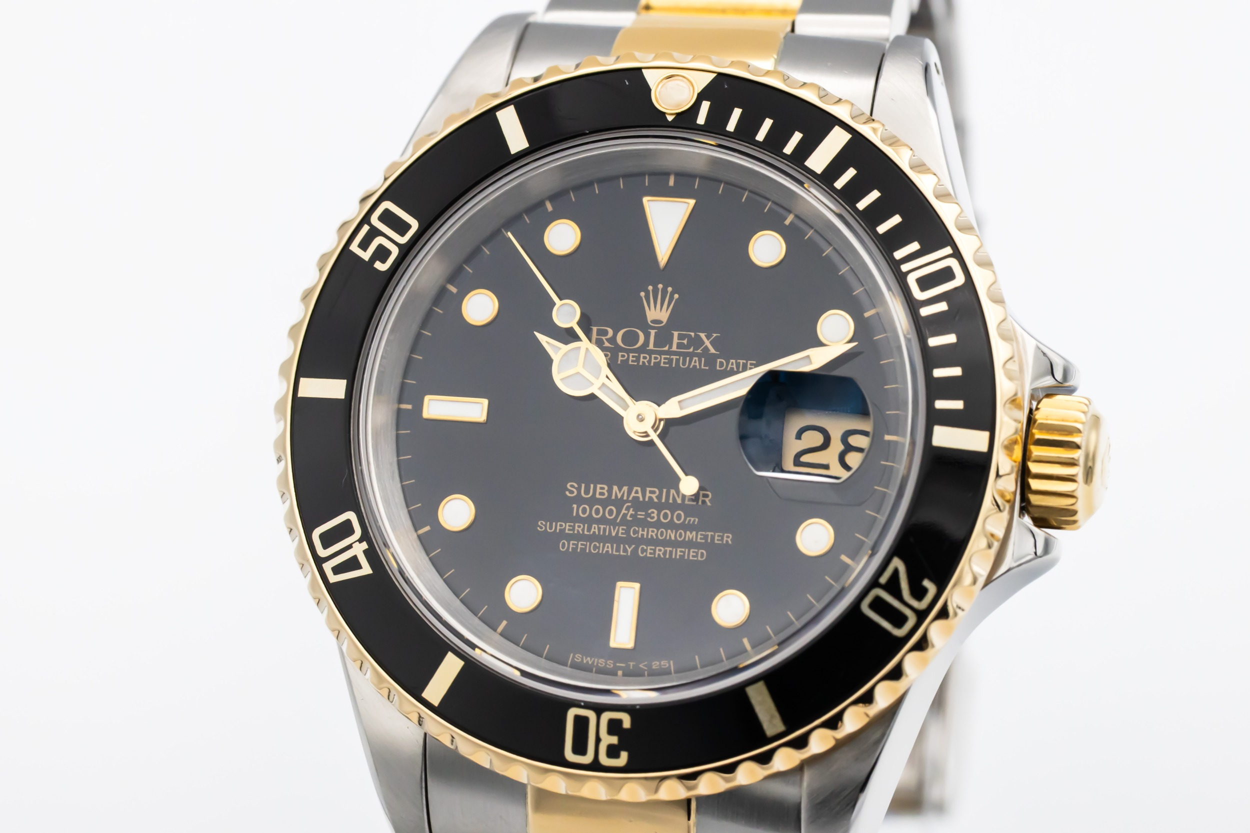 Rolex Submariner 40mm Steel & 18ct Yellow Gold Oyster 16613 1991