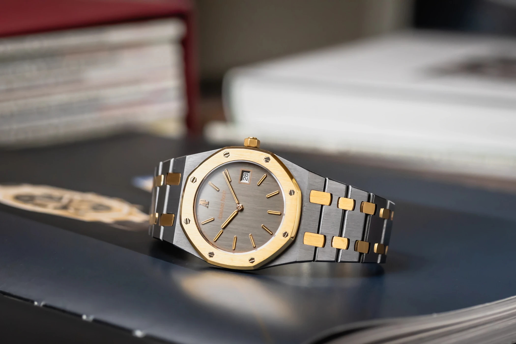 Audemars Piguet Royal Oak 33mm Tantilum & 18ct Rose Gold 51675TR Circa 1991